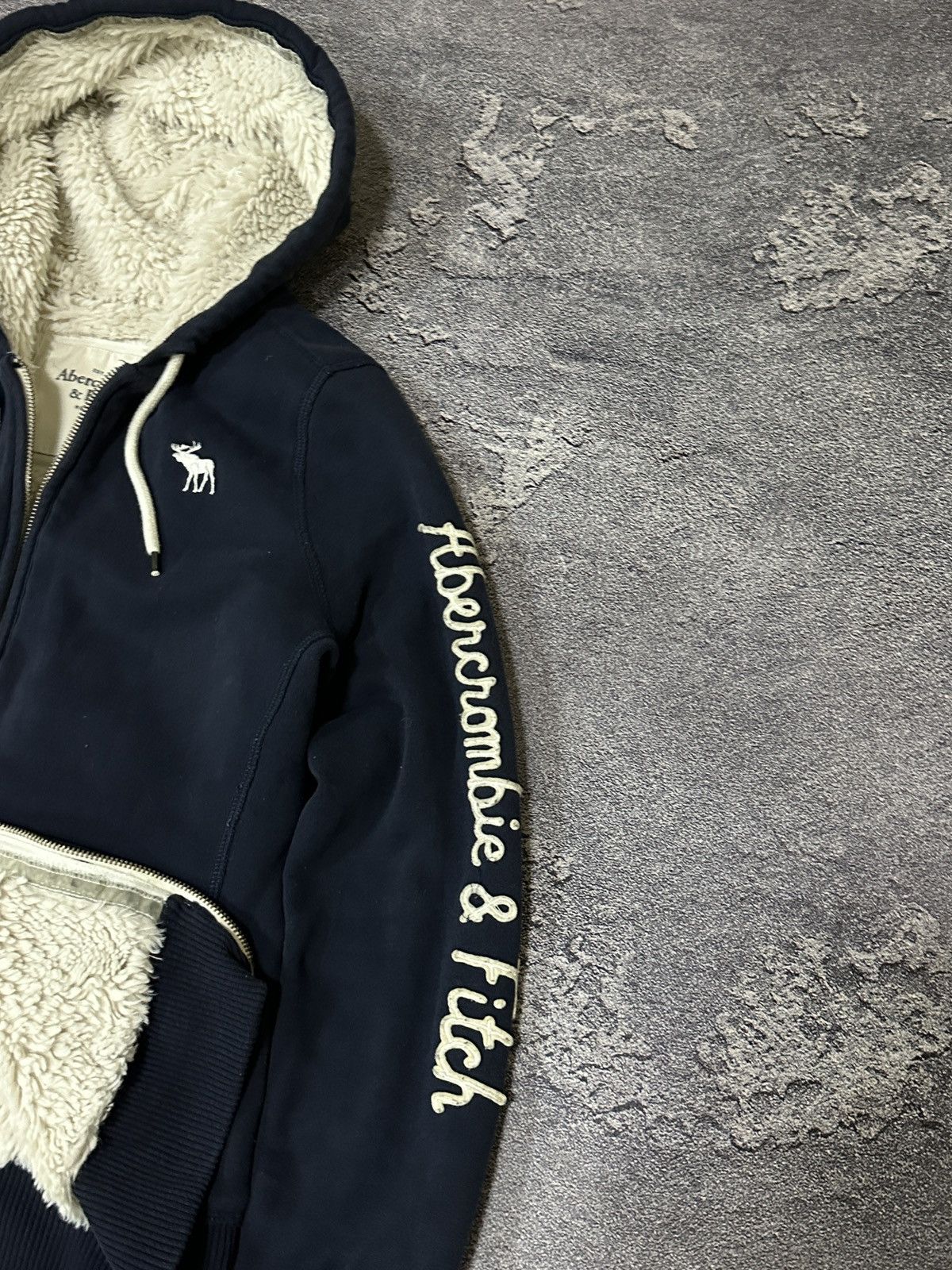 Abercrombie & Fitch If Six Was Nine Style Faux Fur Zip Hoodie Y2K Abercrombie Size US M / EU 48-50 / 2 - 3 Thumbnail