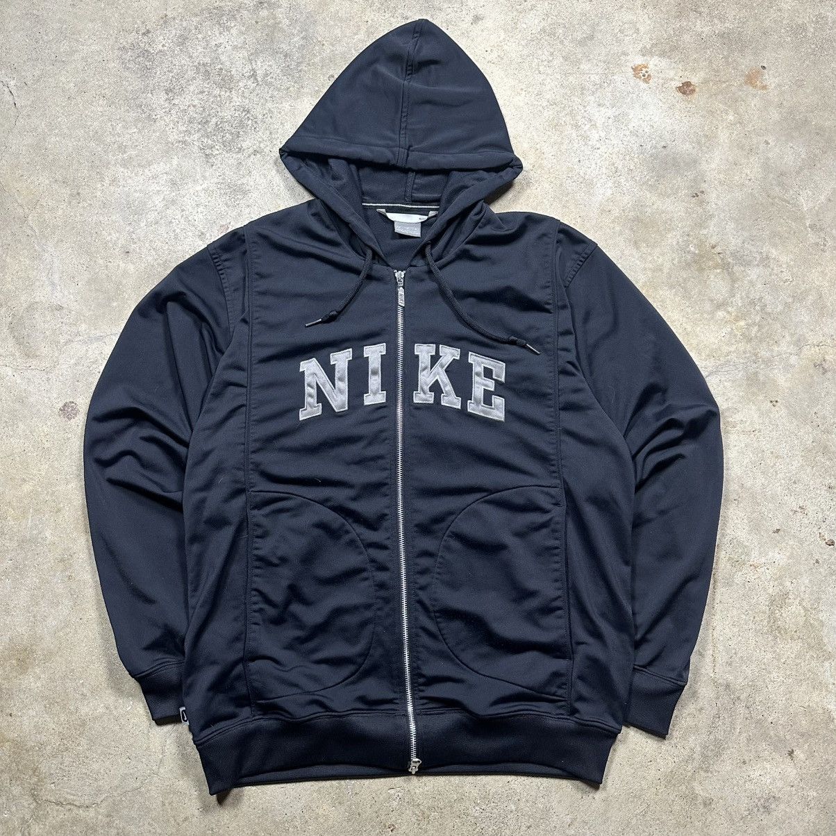 Nike Vintage Y2K Zip Up Nike Spell Out Logo Hoodie Size M Size US M / EU 48-50 / 2 - 1 Thumbnail