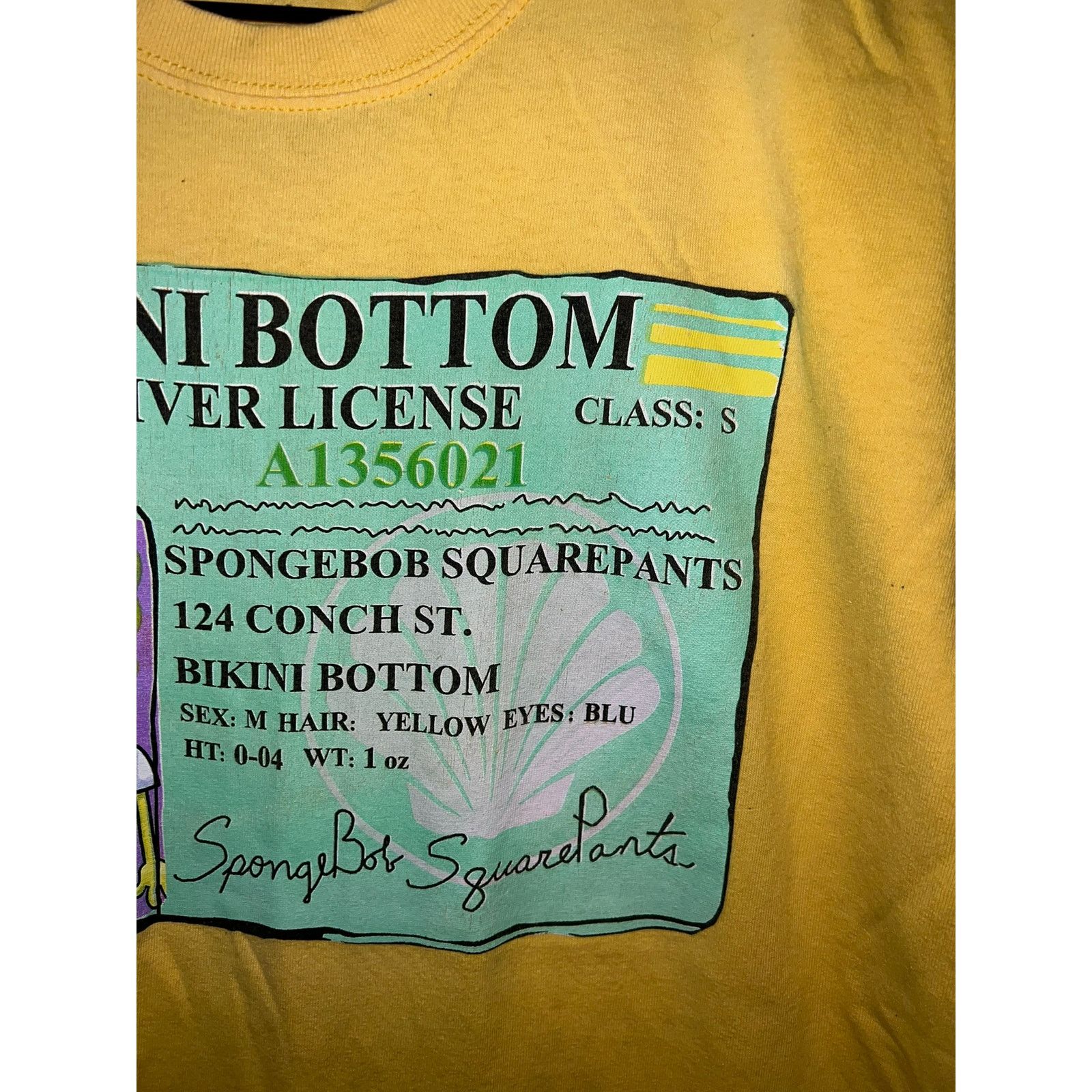 Nickelodeon Nickelodeon Spongebob Squarepants Driver License Shirt Large Size US L / EU 52-54 / 3 - 3 Thumbnail