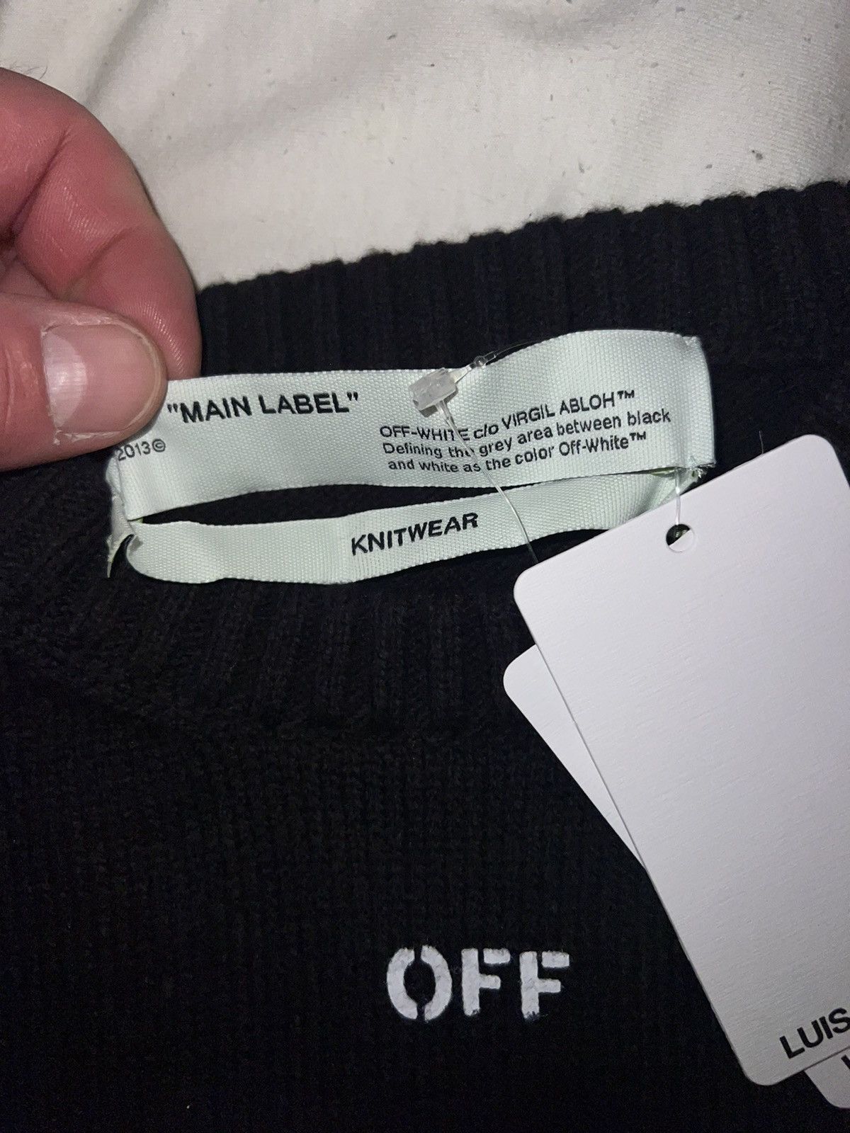 Off-White Off-White Knitwear Crewneck Size US XXL / EU 58 / 5 - 13 Thumbnail