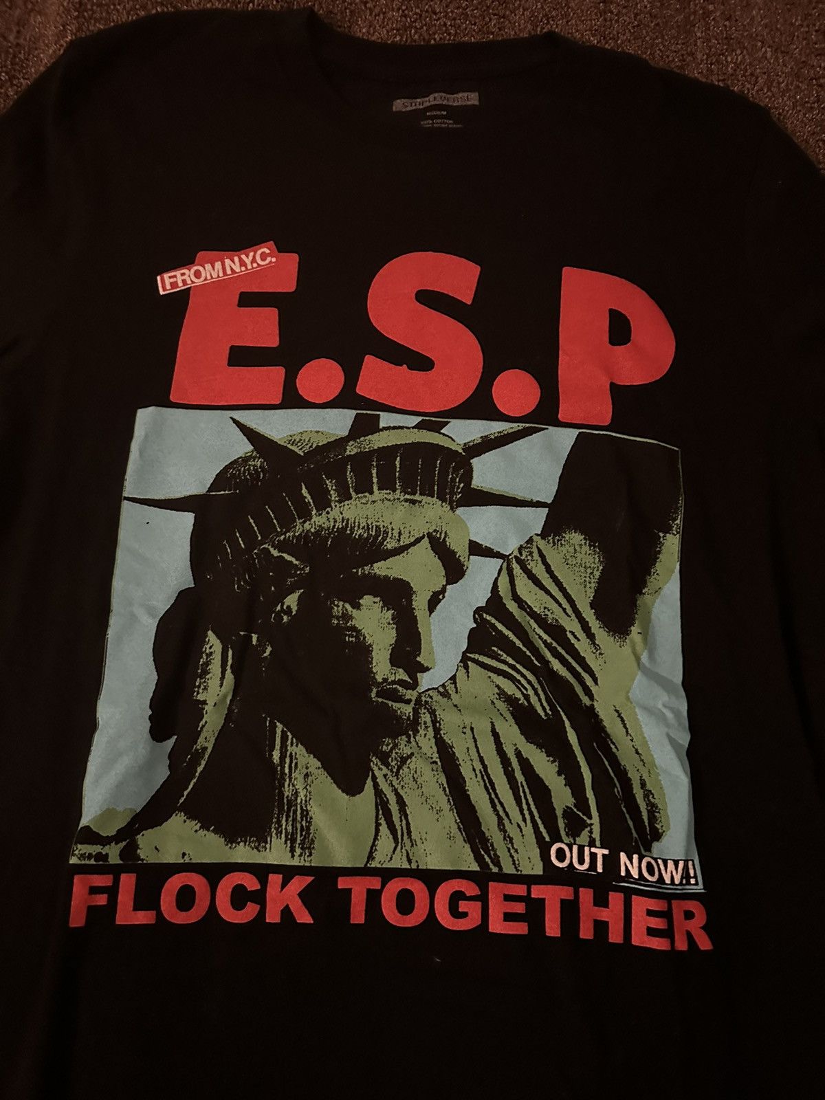 Staple StapleVerse E.S.P “Flock Together” Tee Size US M / EU 48-50 / 2 - 2 Thumbnail