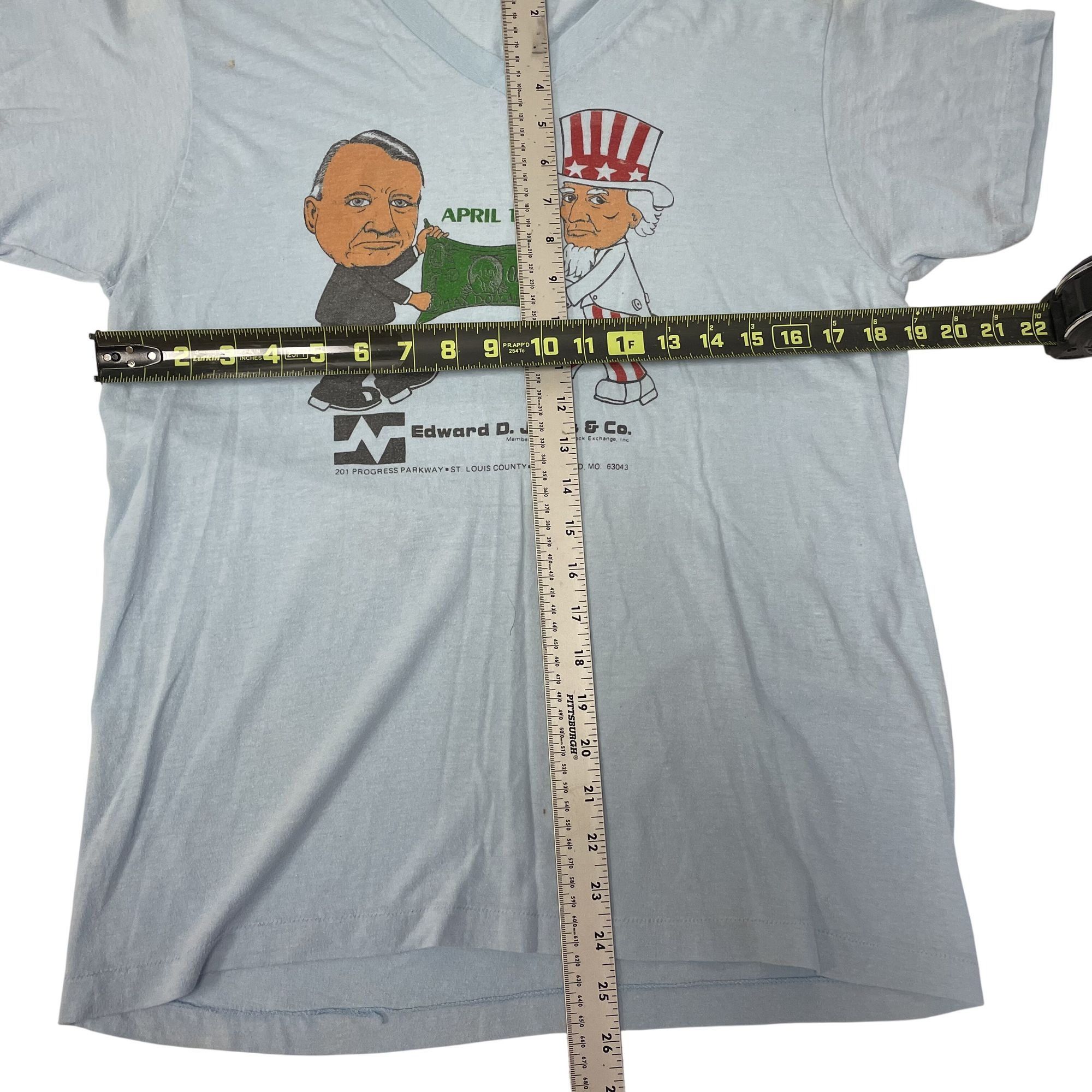 Other Vtg Ched April 15th Edward D Jones Uncle SAM Stock Exchange Size US XL / EU 56 / 4 - 6 Thumbnail