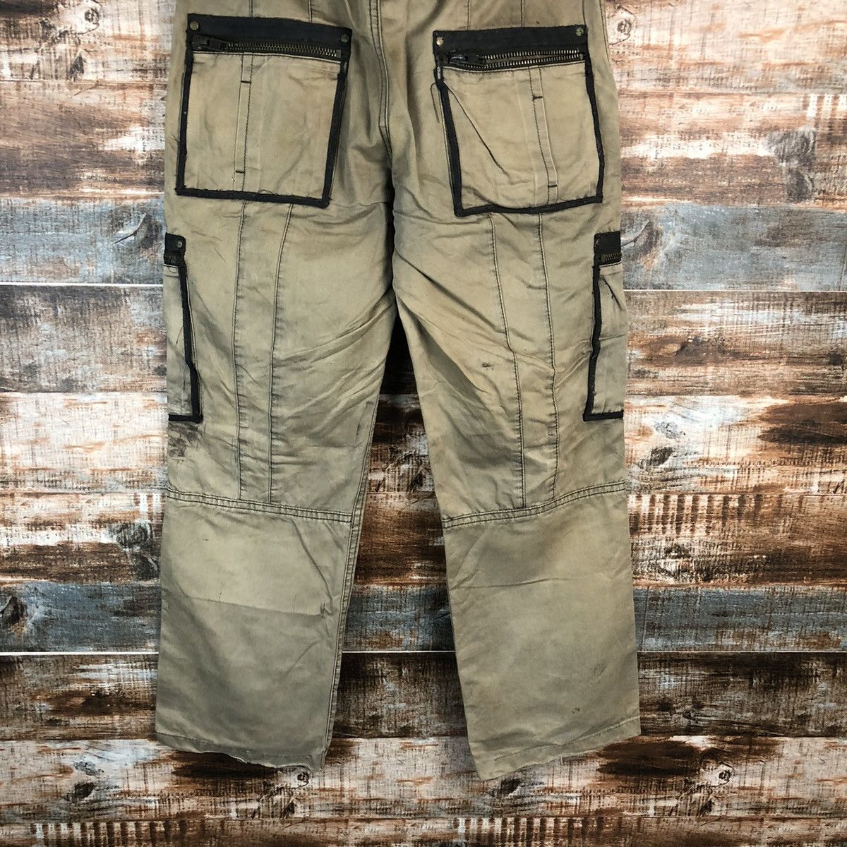 Faded Glory Ikca utility tactical punk Cargo Multipocket Pants #A1399 Size US 31 - 16 Thumbnail