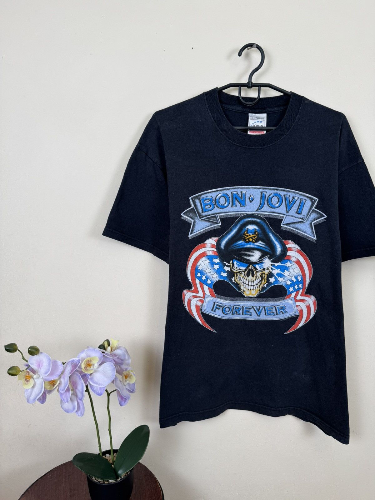Other Vintage Bon Jovi 2000 T shirt Rock Band Tour Black Euro L Size US L / EU 52-54 / 3 - 4 Thumbnail