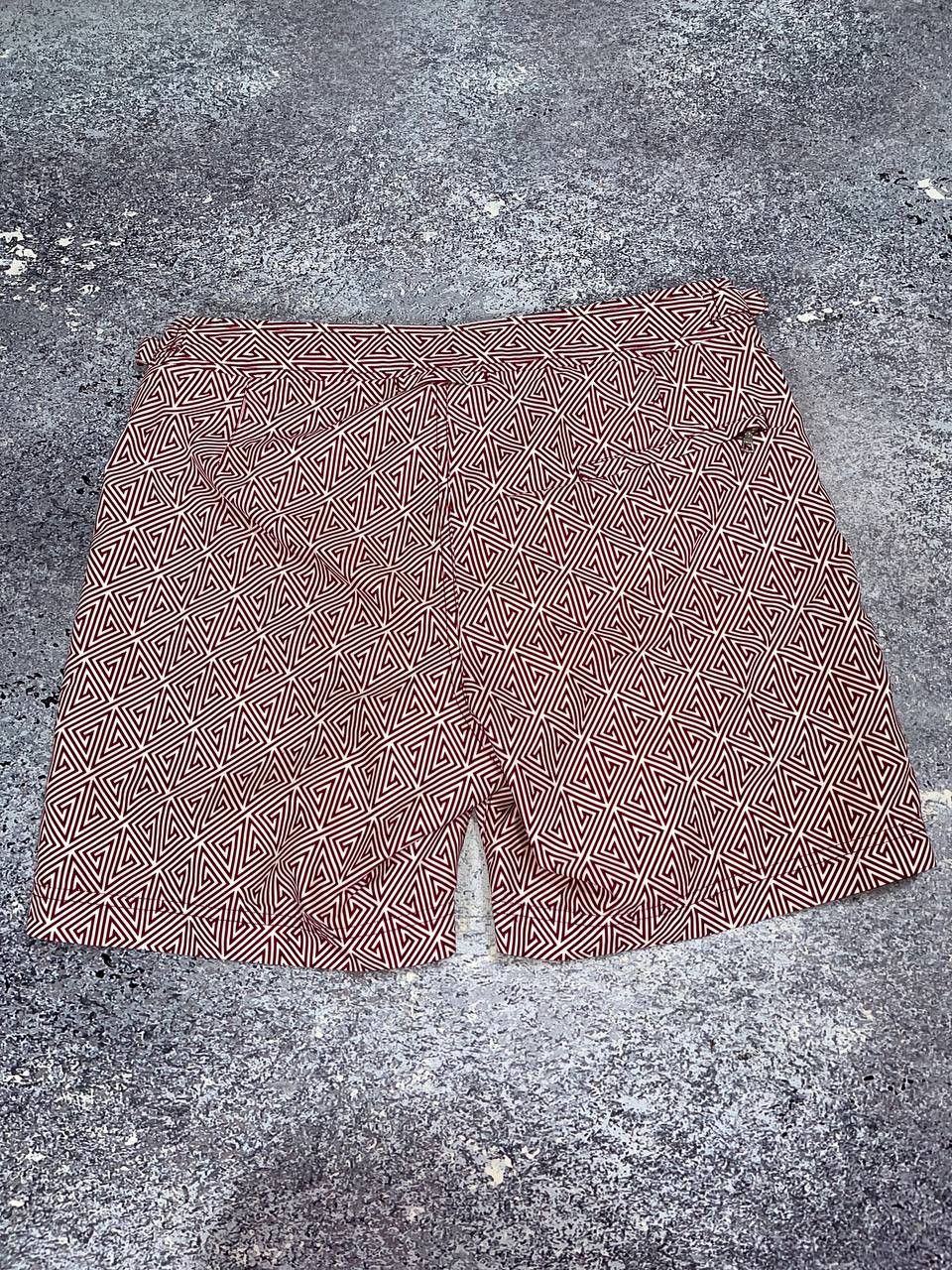 Orlebar Brown Orlebar Brown Swim Trunks Shorts White Red Abstract Beach Size US 30 / EU 46 - 3 Thumbnail
