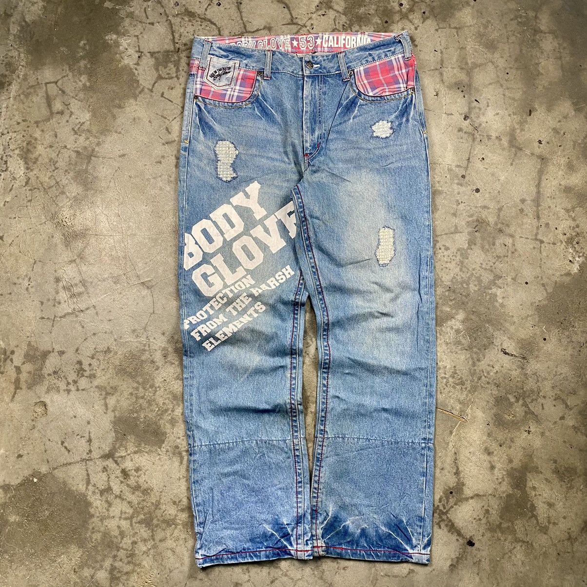 Body Glove y2k Body Glove Surf Hip Hop Wide Jeans Size US 40 / EU 56 - 1 Thumbnail