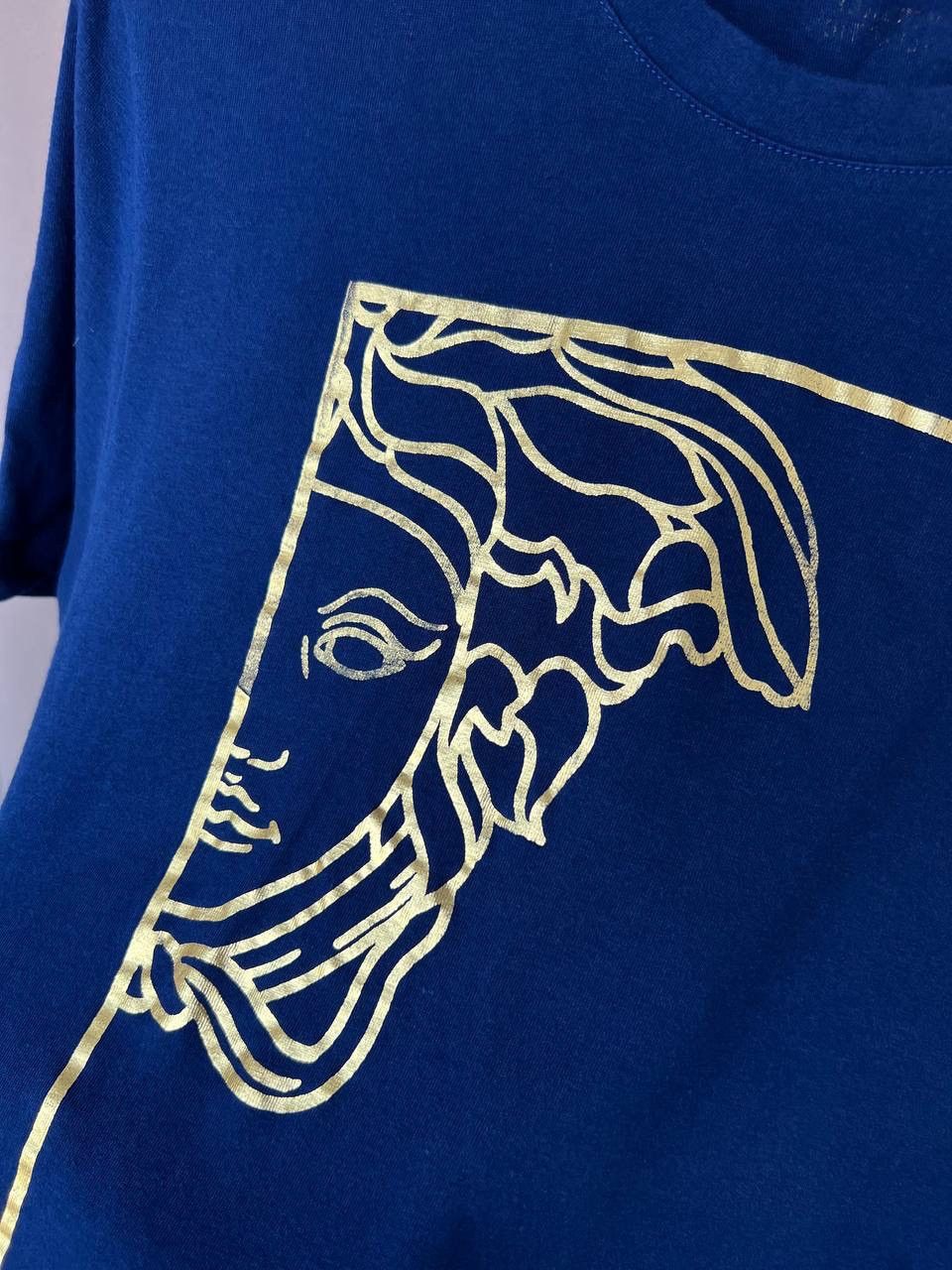 Versace Versace Collection Medusa Corner T-Shirt Mens Size L Royal Size US L / EU 52-54 / 3 - 9 Thumbnail