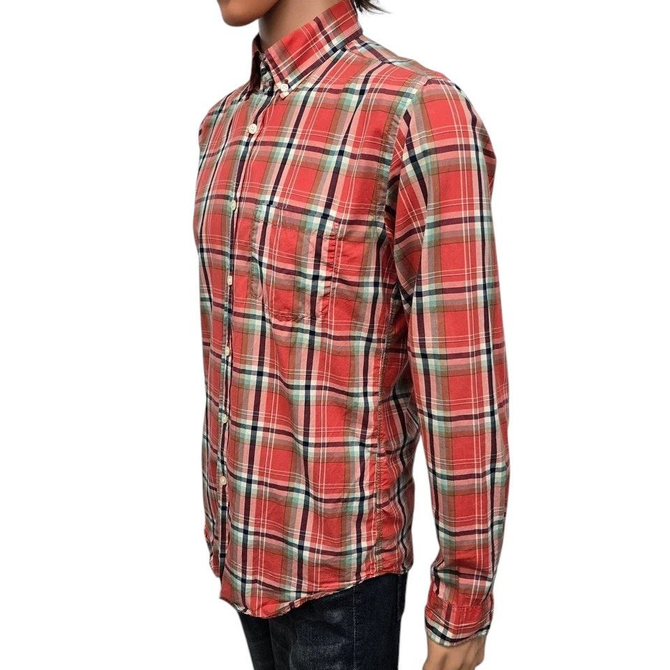 J.Crew J. Crew Lightweight Shirt Men S Plaid Check Button down L/S Size US S / EU 44-46 / 1 - 6 Thumbnail