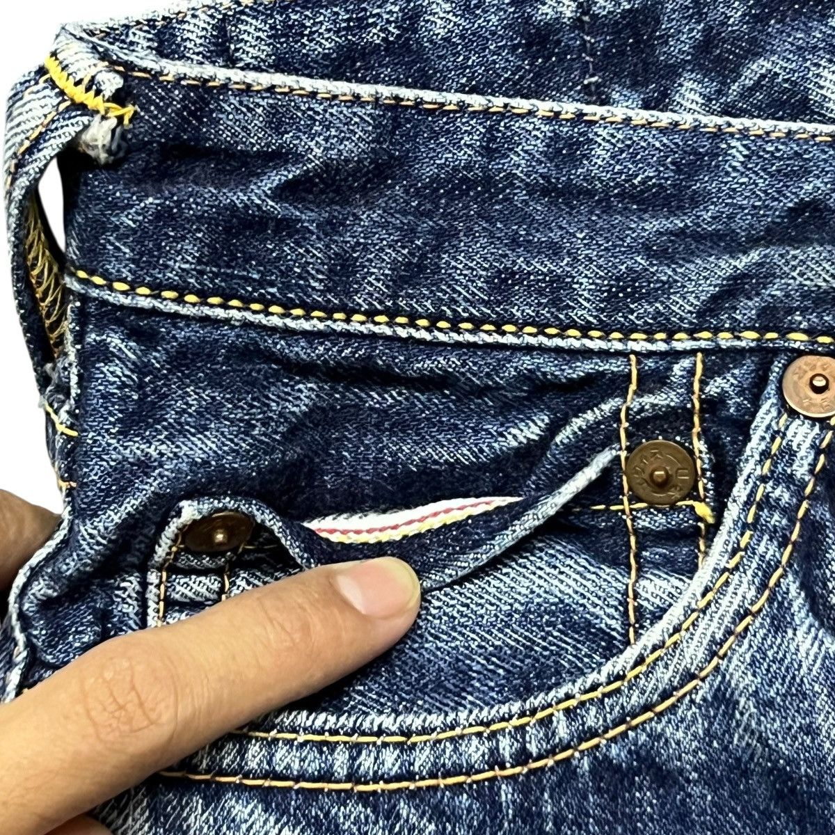 Vintage Evisu x Donna Osaka Japan Seagull Selvedge Denim