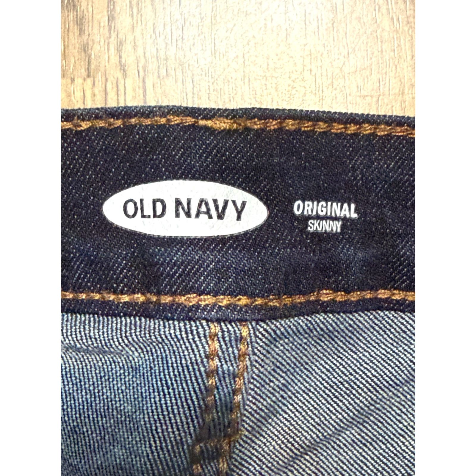 Old Navy Old Navy Jeans Women's 4 Blue Denim Dark Wash Mid Rise Skinny Regular Stretch 5-Pocket Original Size 27" / US 4 / IT 40 - 4 Thumbnail