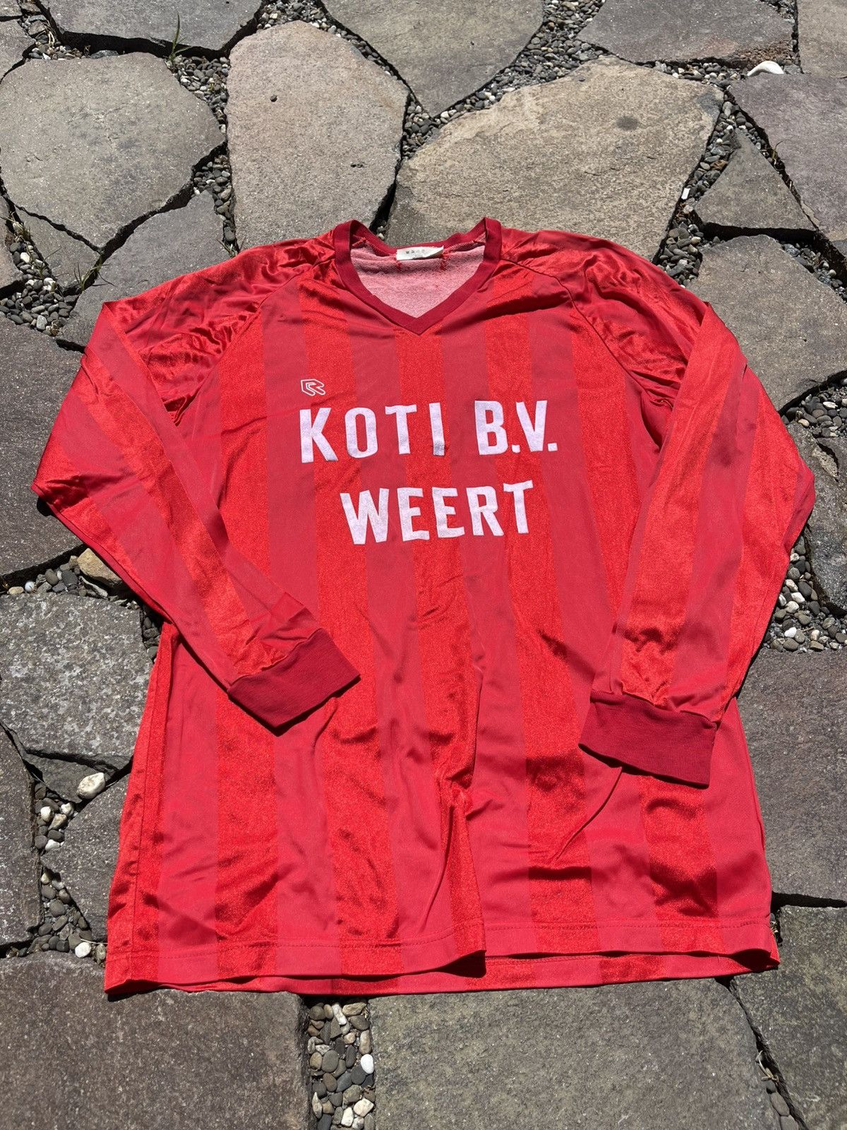 Vintage Robey Koti Weert Vintage Holland Jersey red longsleeve Size US XL / EU 56 / 4 - 3 Thumbnail