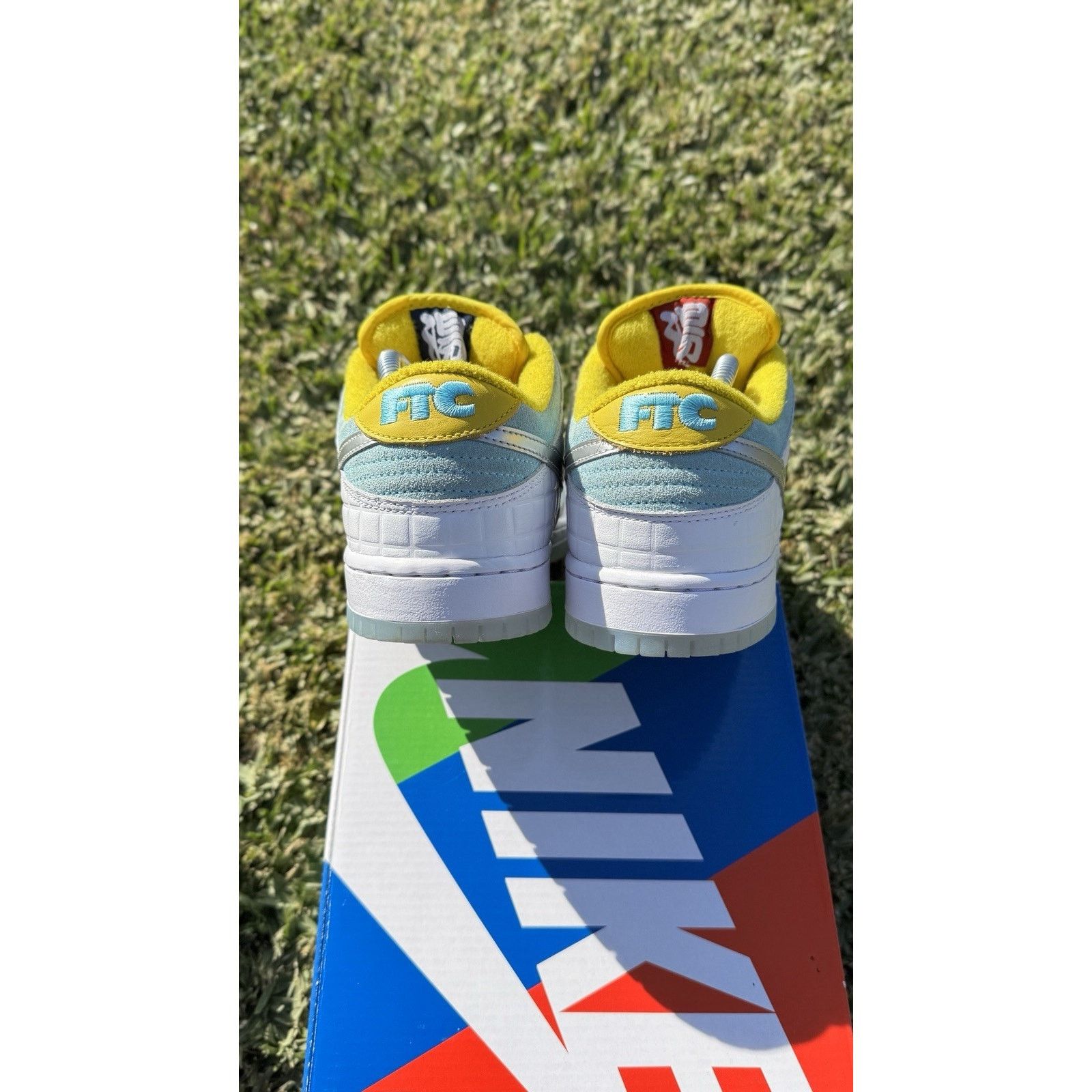 Nike Nike FTC x Dunk SB Low Lagoon Pulse DH7687-400 Men’s Size 9 Size US 9 / EU 42 - 4 Thumbnail