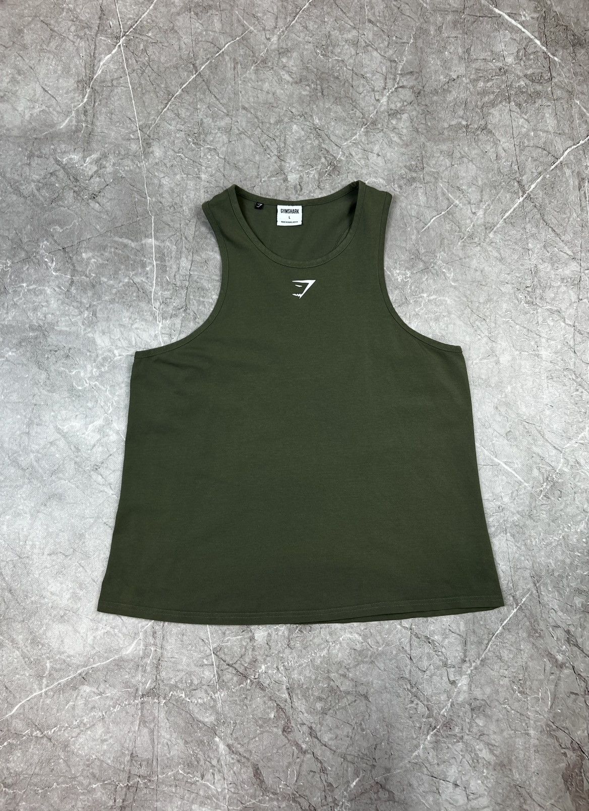 Gymshark Mens Gymshark legacy drop arm tank top T-shirt tee Size US L / EU 52-54 / 3 - 1 Thumbnail