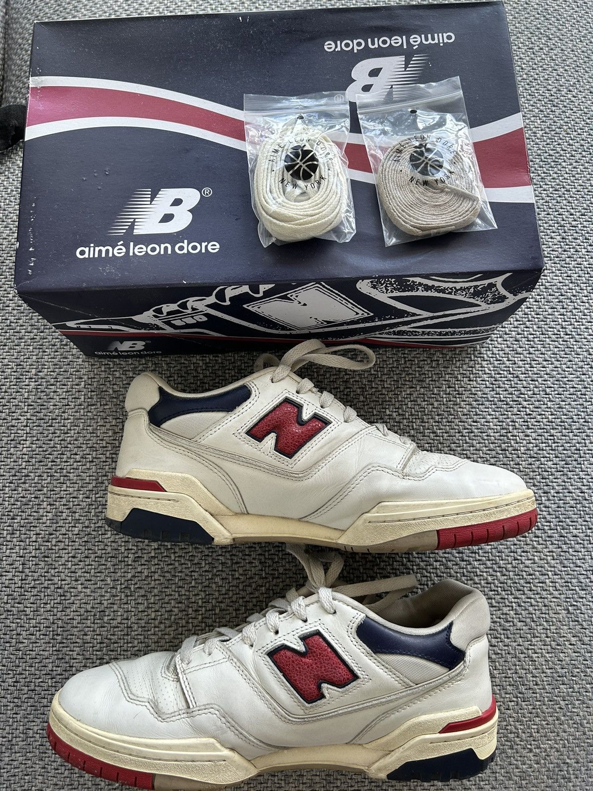 Aime Leon Dore × New Balance Aime Leon Dore x New Balance 550 Size US 10 / EU 43 - 2 Thumbnail