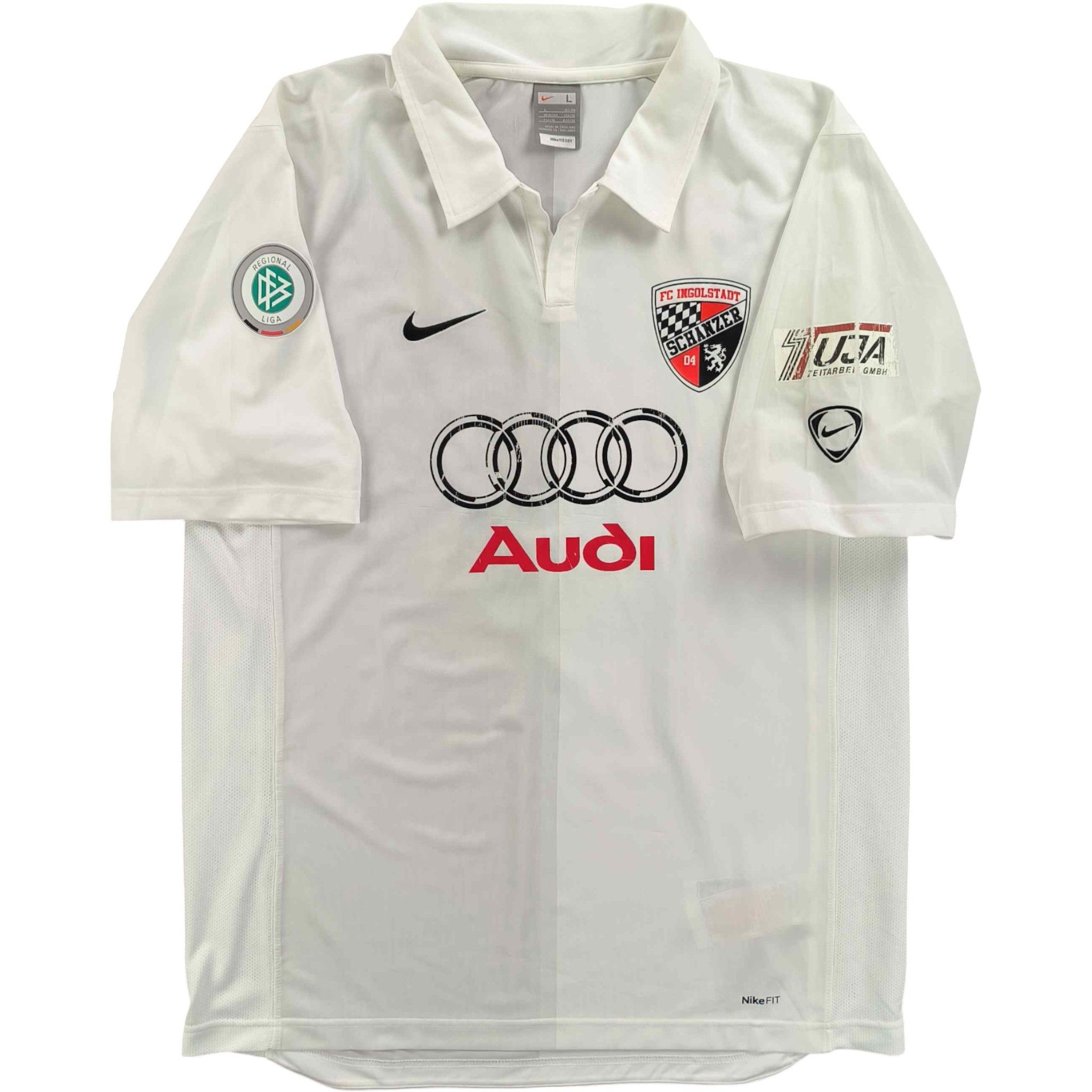 Nike Ingolstadt 2007-08 Nike away Aygün football jersey size L Size US L / EU 52-54 / 3 - 2 Thumbnail
