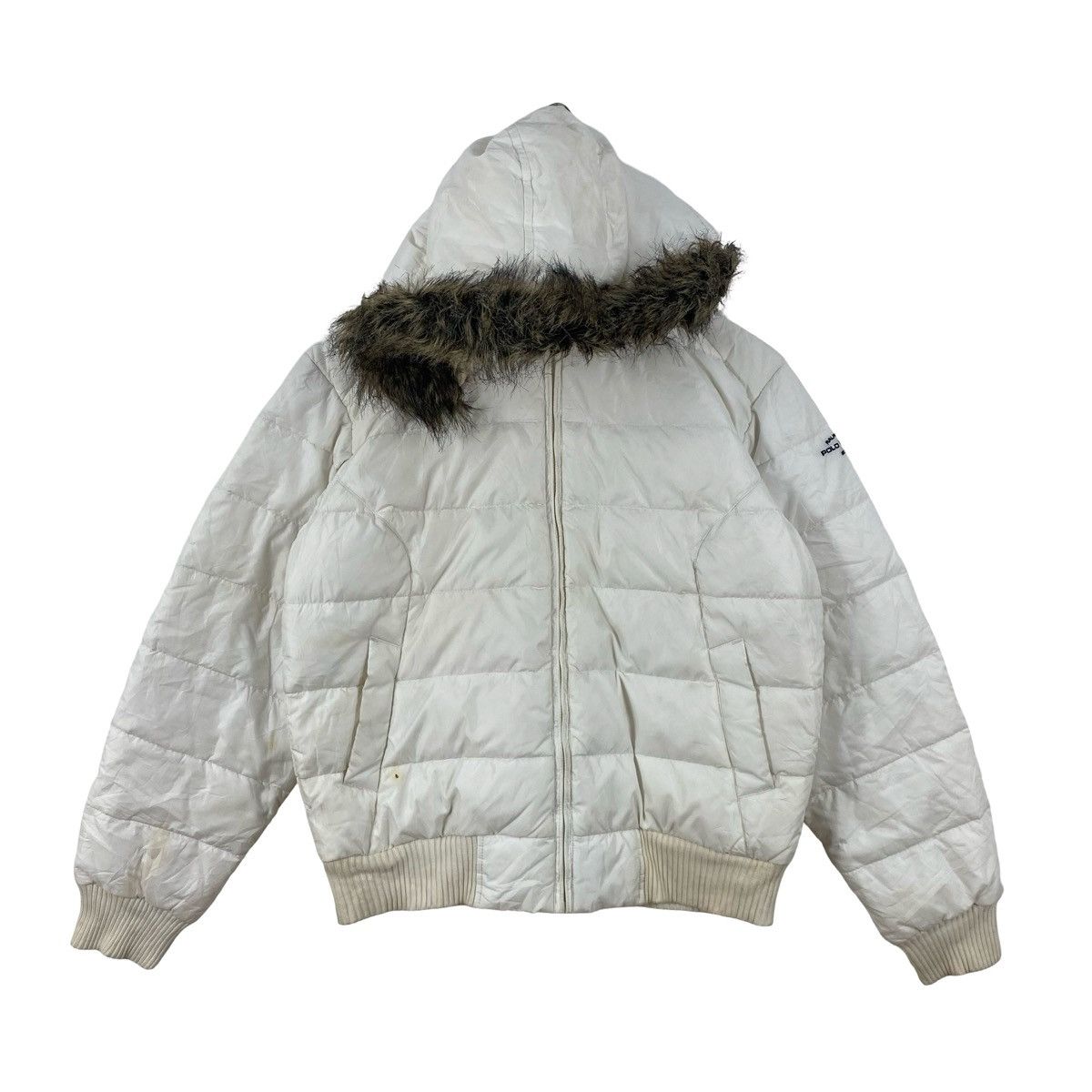 Polo Ralph Lauren Vintage POLO JEANS CO RALPH LAUREN Down Puffer Jacket Fur Size S / US 4 / IT 40 - 3 Thumbnail