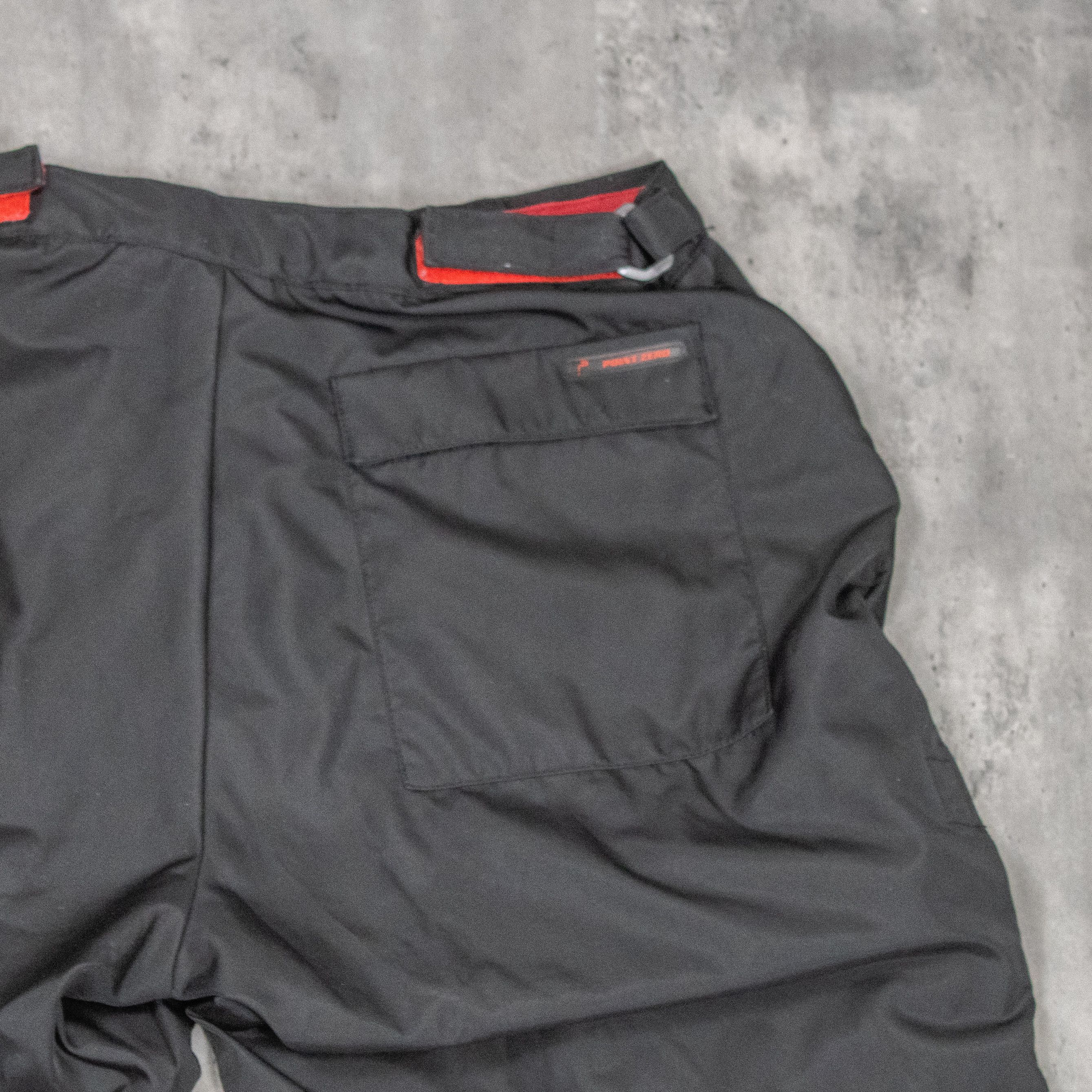 Point Zero Y2K 2000's Baggy Relax Fit Black Polyester Blend Pant's Size US 36 / EU 52 - 12 Thumbnail