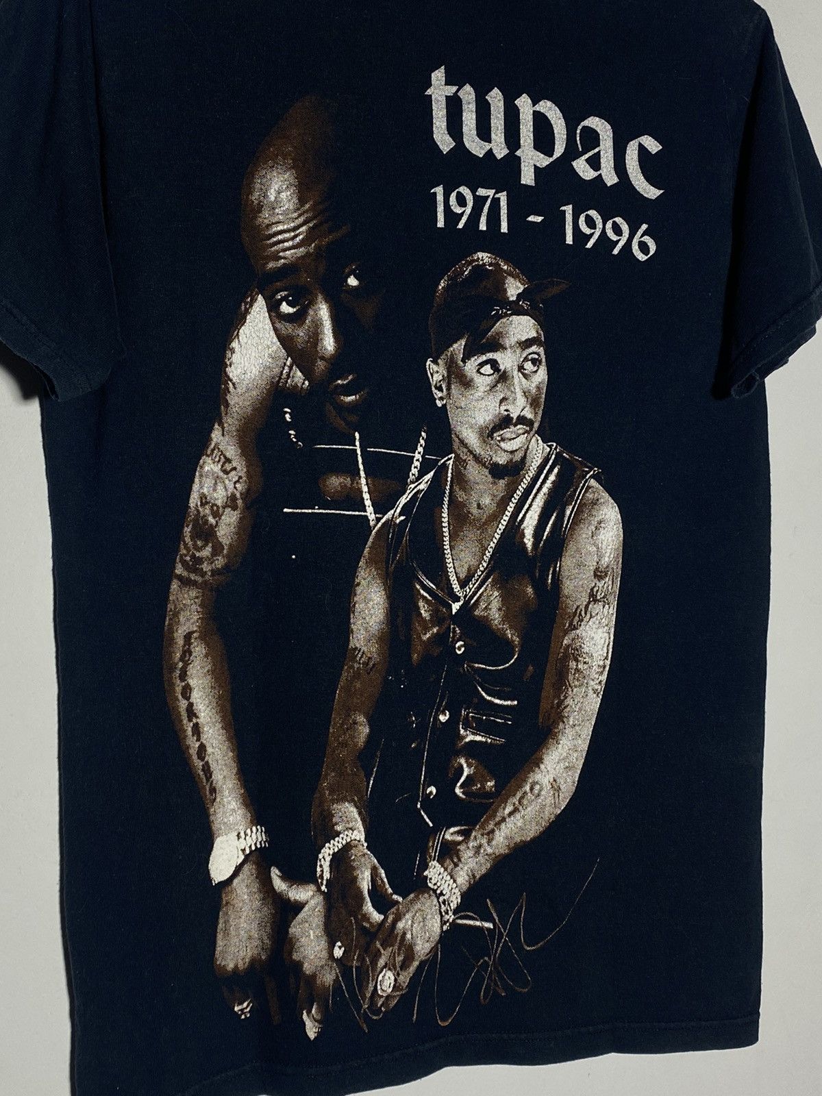 Rap Tees × Vintage 2Pac Vintage Graphic Print T-shirt Size US S / EU 44-46 / 1 - 3 Thumbnail