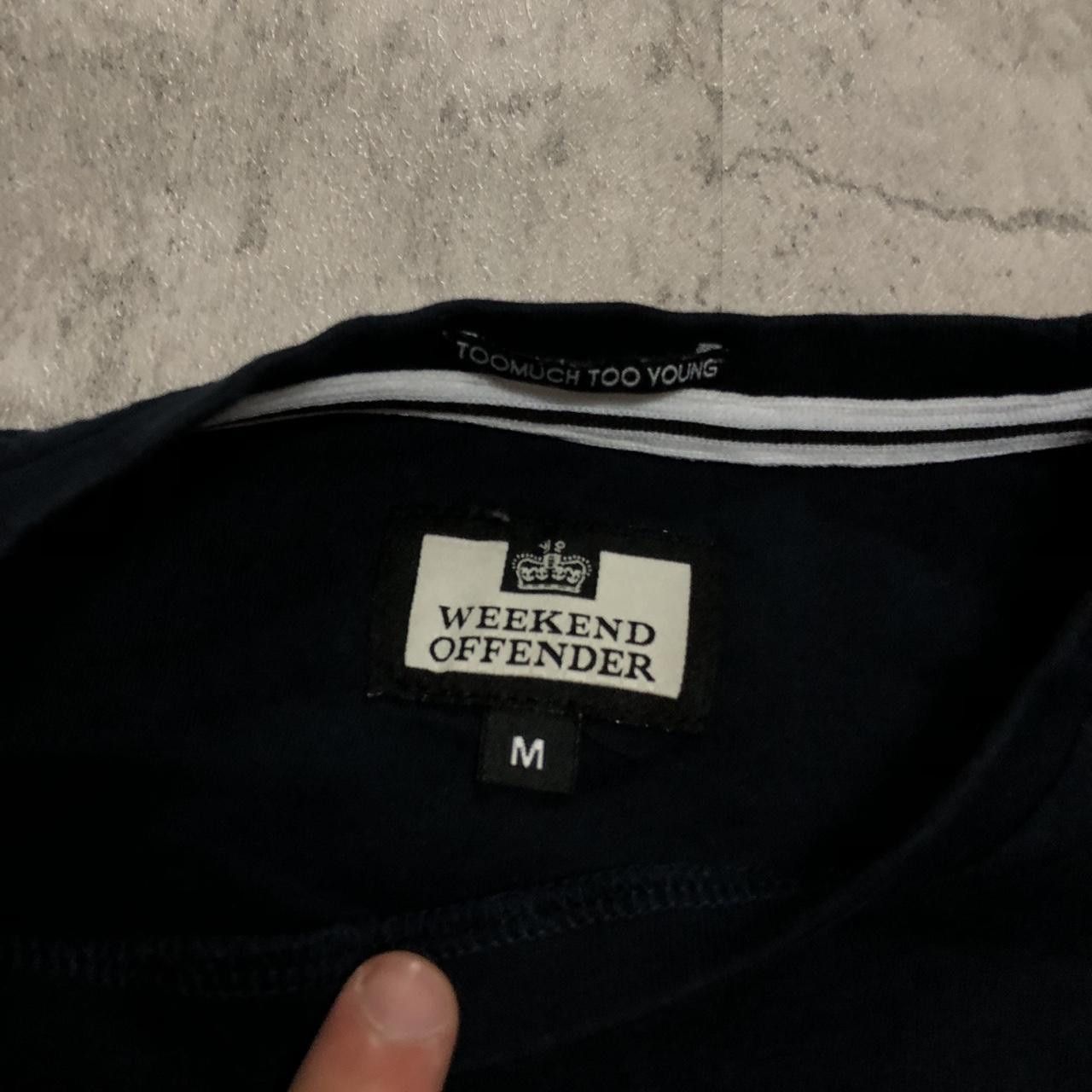 Weekend Offender Weekend Offender black cotton T-shirt Size US M / EU 48-50 / 2 - 3 Thumbnail