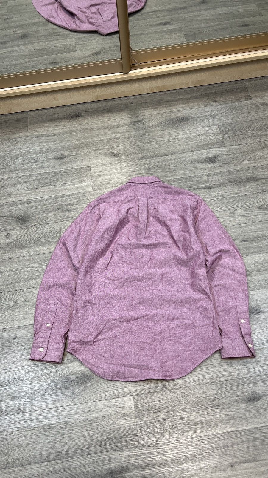 Polo Ralph Lauren Polo Ralph Lauren Vintage Pink Oxford Button Down slim Shirt Size US S / EU 44-46 / 1 - 6 Thumbnail
