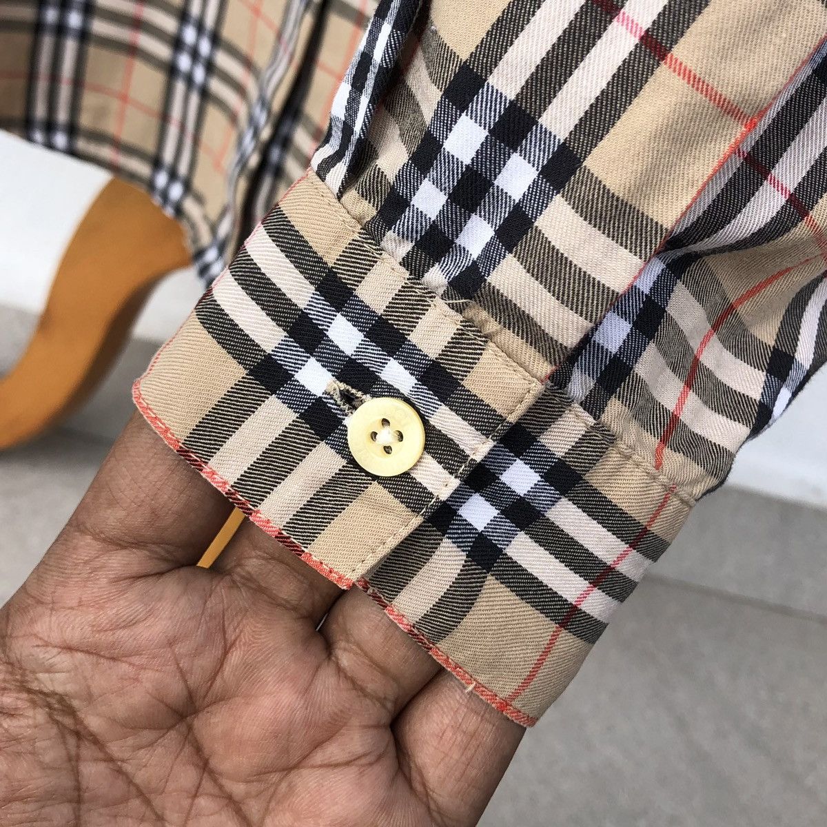Burberry Burberrys Of London Checkered Button Colar Blouse Shirt Size M / US 6-8 / IT 42-44 - 7 Thumbnail
