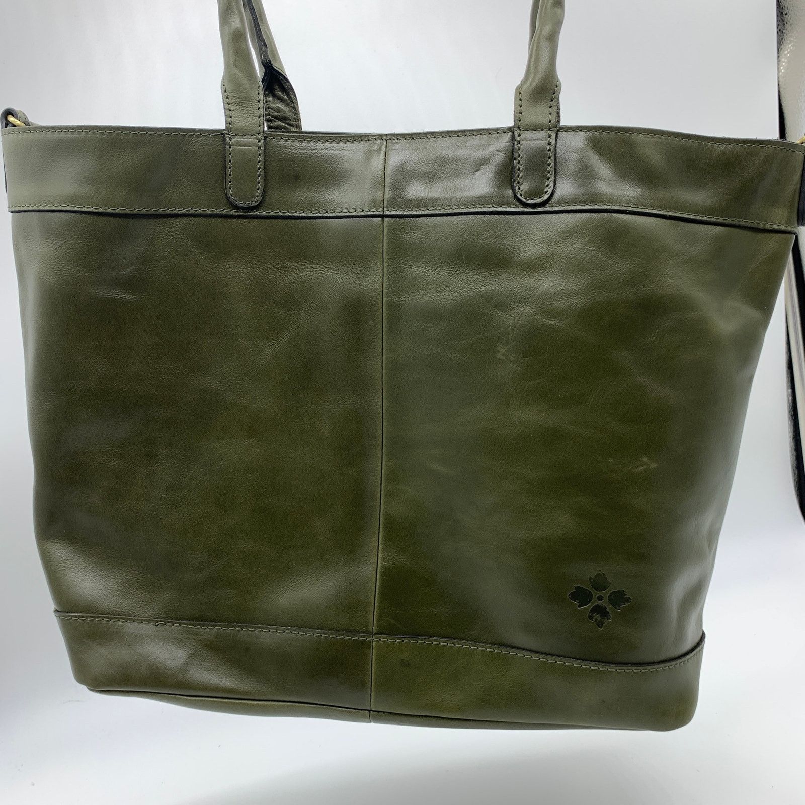 Other Patricia Nash Convertible Leather Mallory Tote Soft Olive Size ONE SIZE - 2 Thumbnail