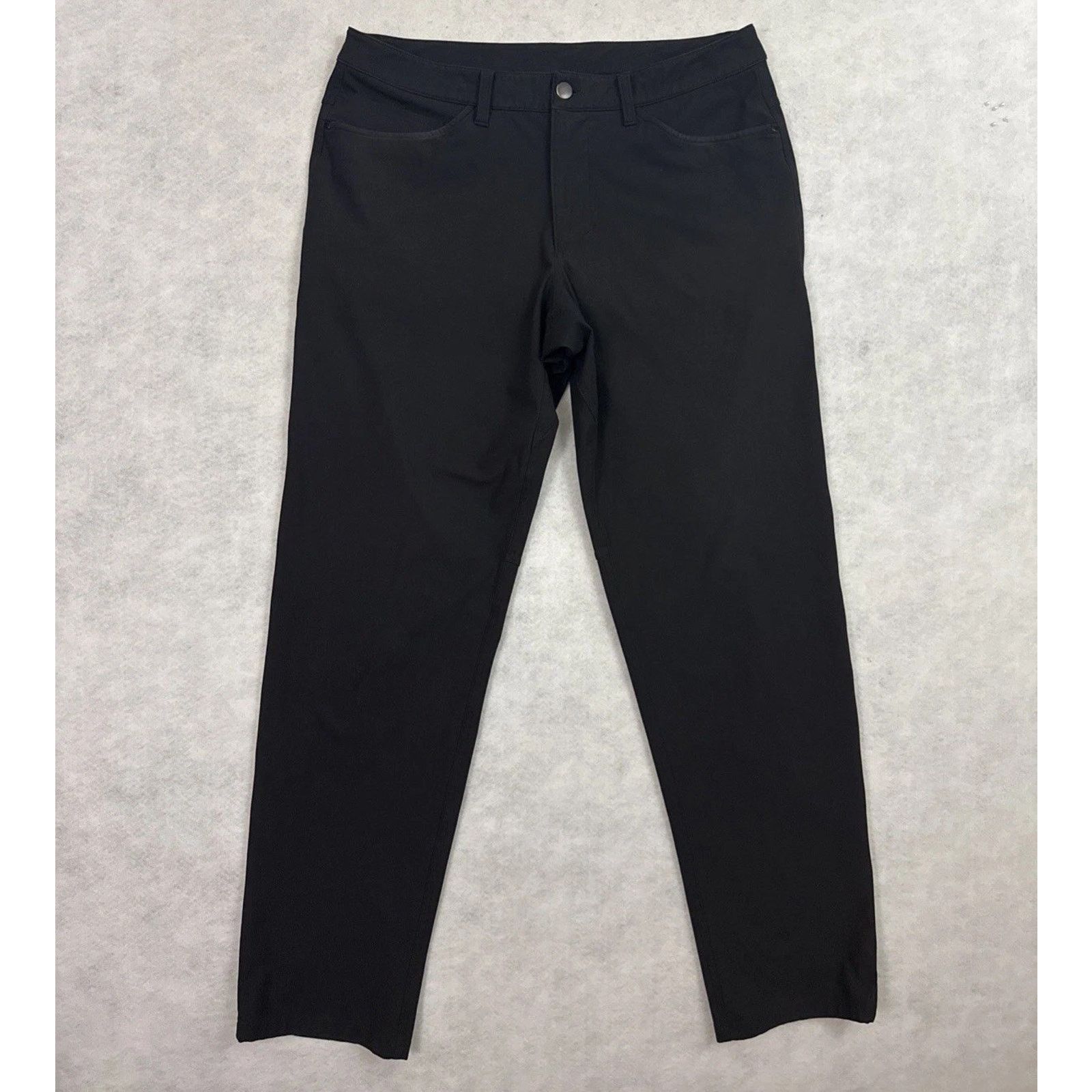 Lululemon Lululemon ABC Pants Mens 32 Black Classic Fit 5 Pocket Golf Size US 32 / EU 48 - 1 Thumbnail