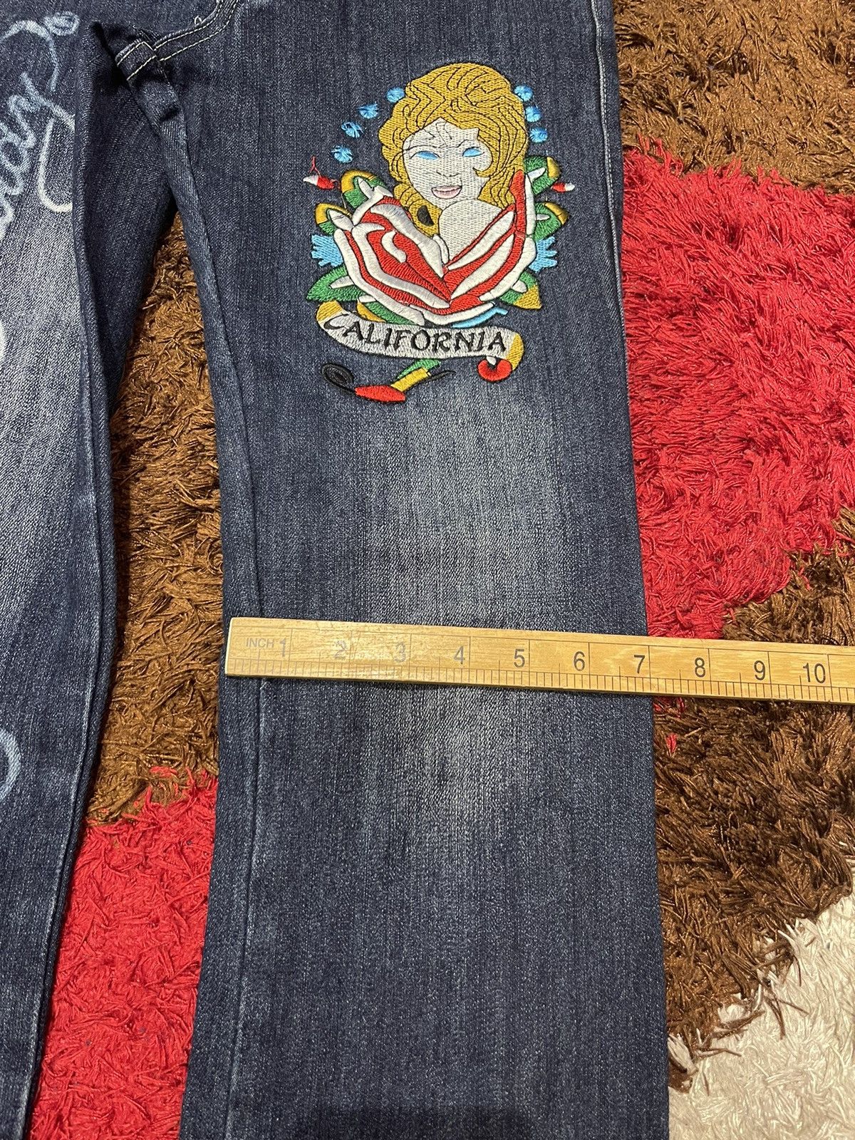 Ed Hardy Best Offer Ed Hardy By Christian Audigier Jeans Size 28 - 30 Size US 29 - 15 Thumbnail