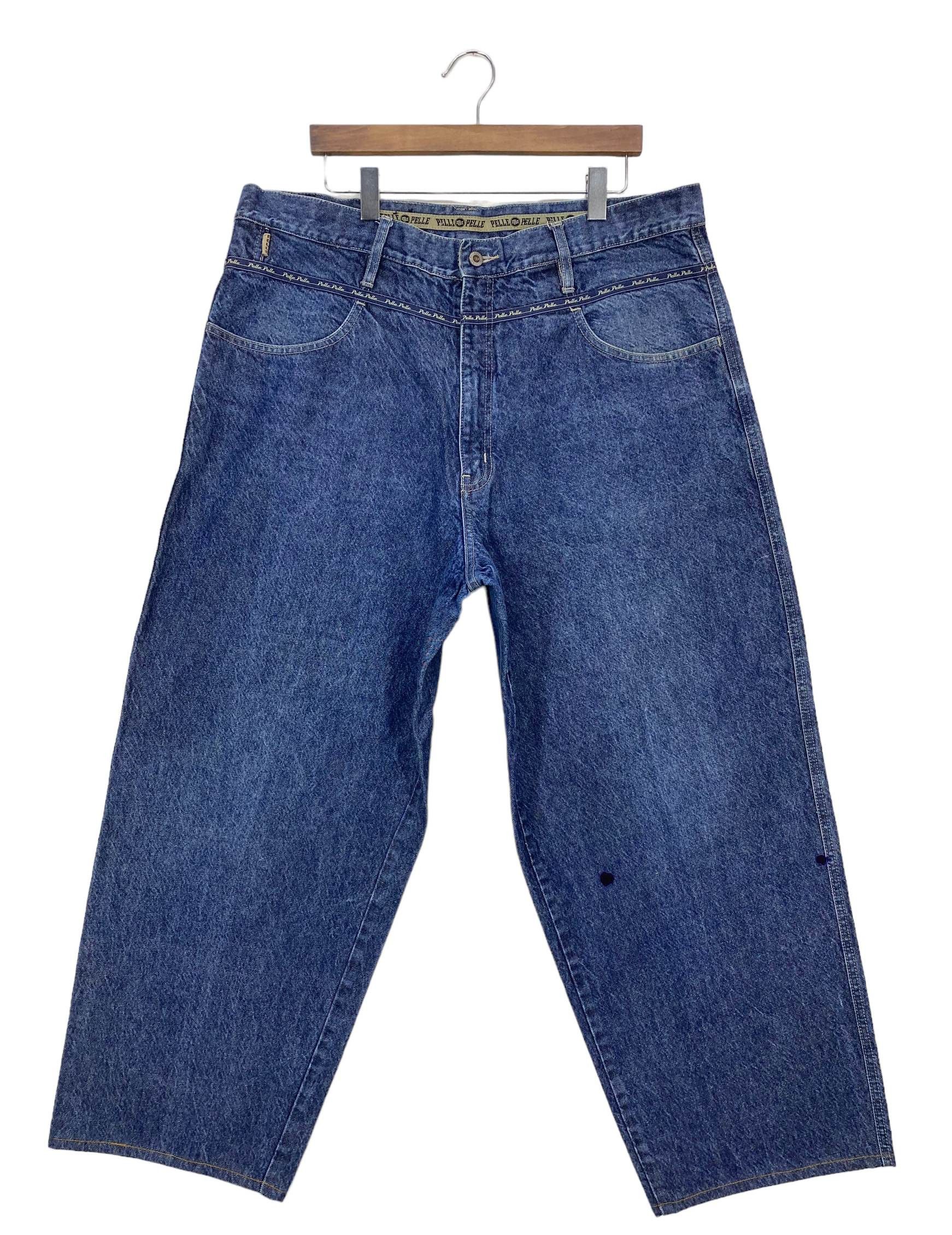 Japanese Brand × Pelle Pelle Pelle Pelle Baggy Jeans Hip Hop Skateboard Jeans Size US 40 / EU 56 - 2 Thumbnail