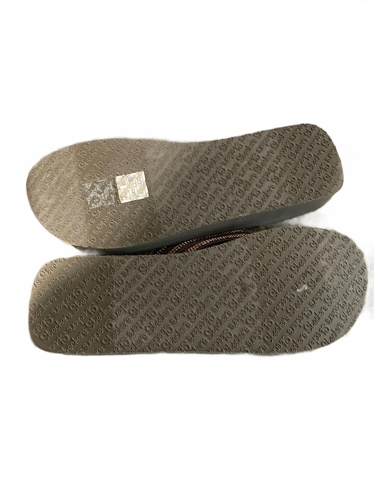 SKECHERS Skechers Yoga Sandals Women's Size 10 Brown Jeweled Boho Size US 10 / IT 40 - 6 Thumbnail