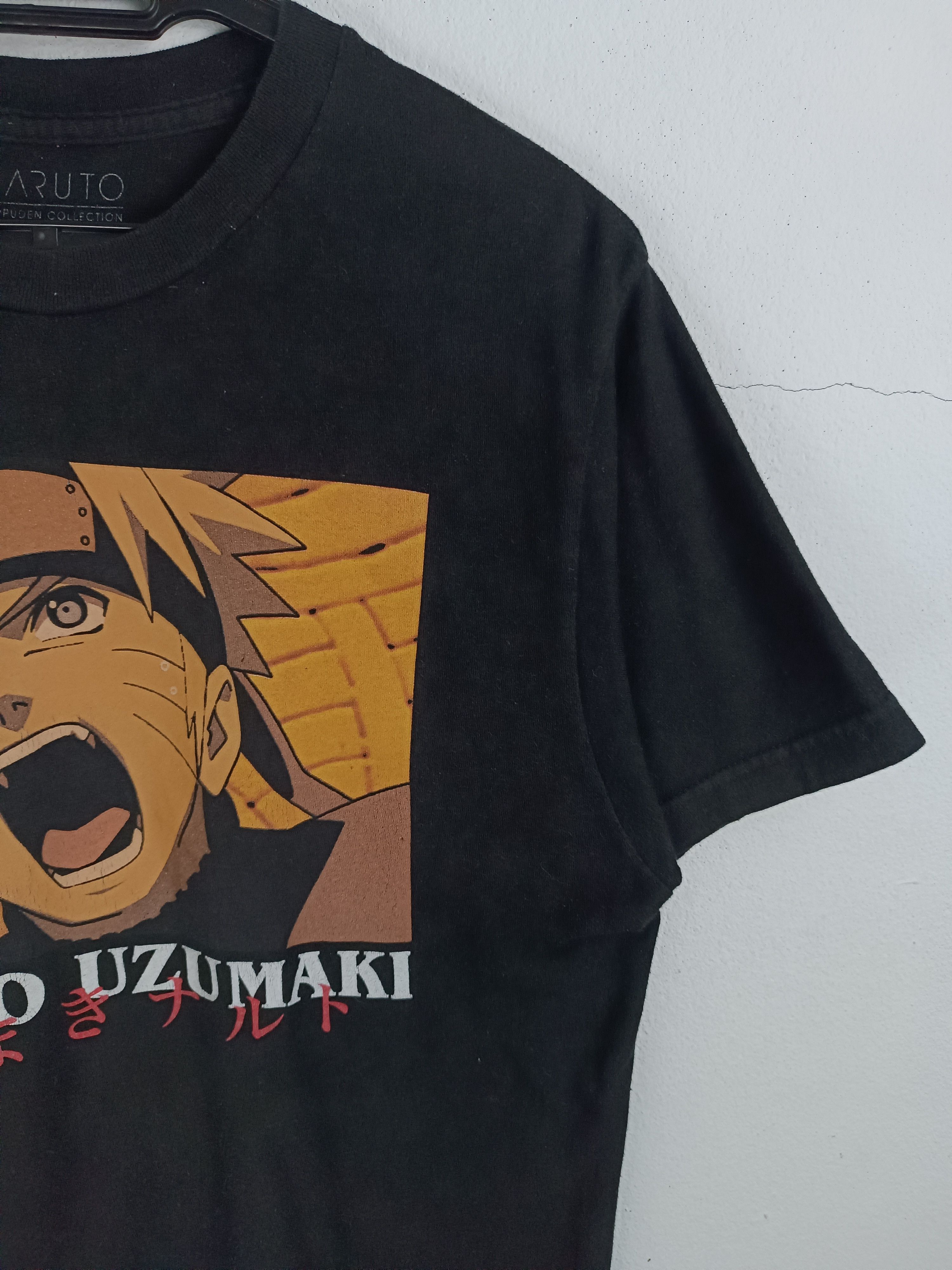 Anime VINTAGE NARUTO UZUMAKI SHIPUDDEN TEE bleach one piece Size US M / EU 48-50 / 2 - 6 Thumbnail