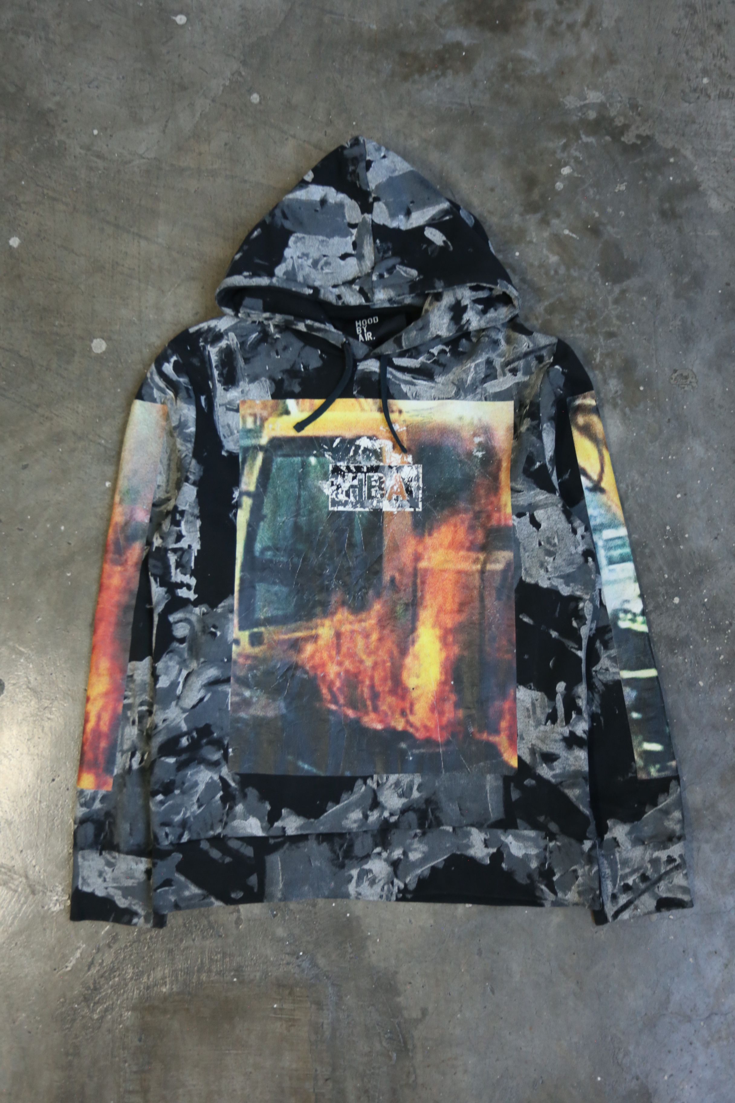 Hood by Air - Bulldozer Fire Hoodie