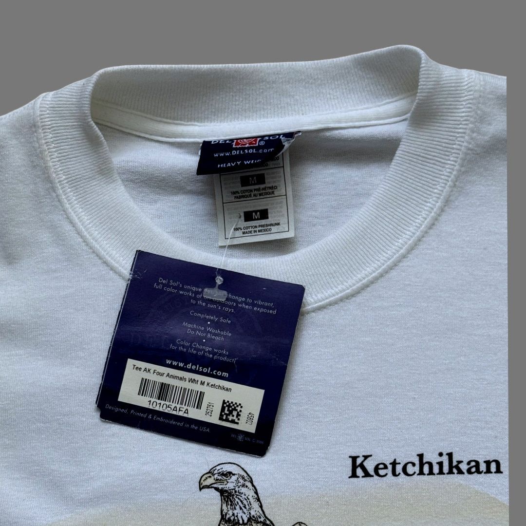 Other Ketchikan AK Del Sol Four Animals Graphic Tee White Size M Size US M / EU 48-50 / 2 - 5 Thumbnail