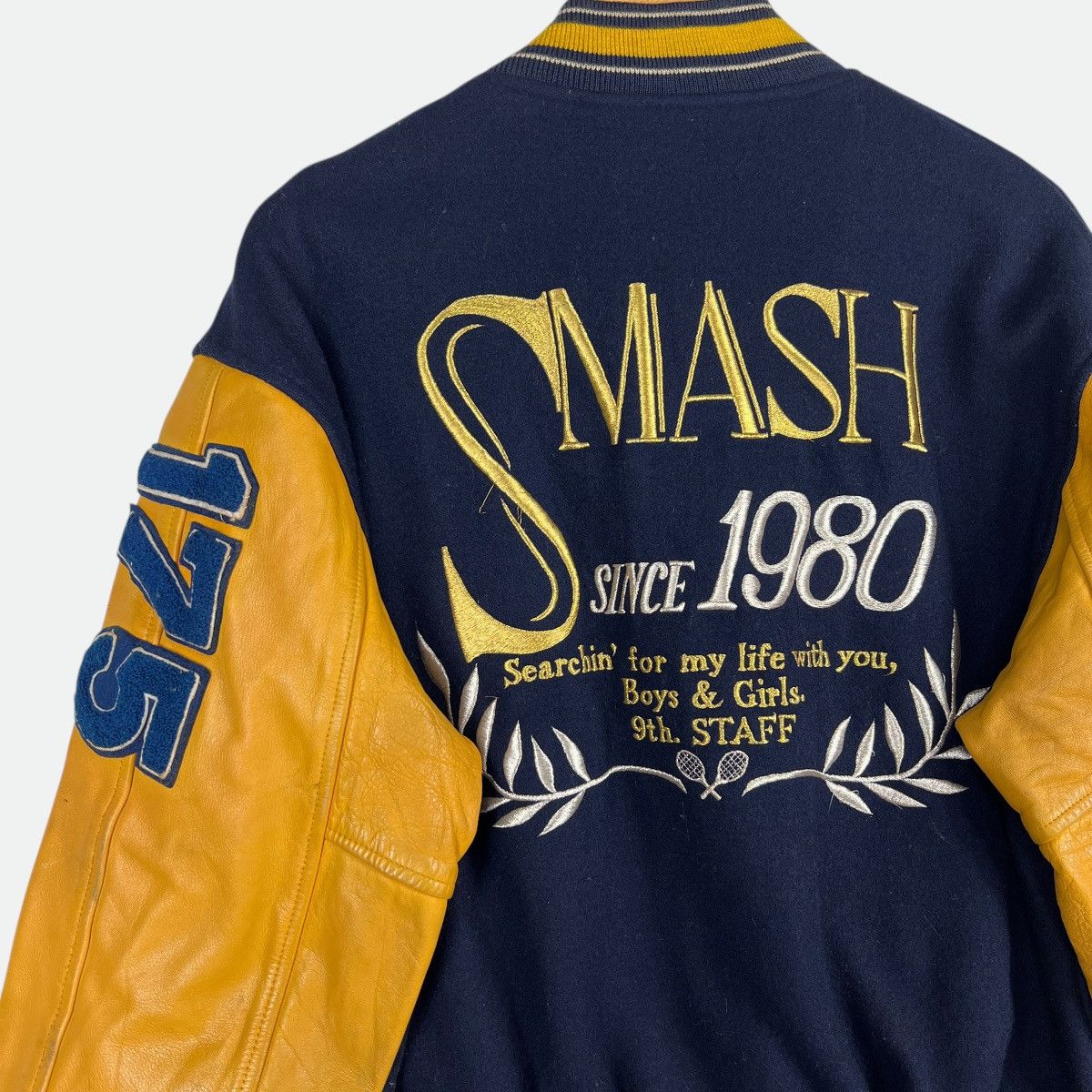 Japanese Brand 🔥 Vintage David WorkShot Varsity Stadium Bomber Jacket Size US L / EU 52-54 / 3 - 9 Thumbnail