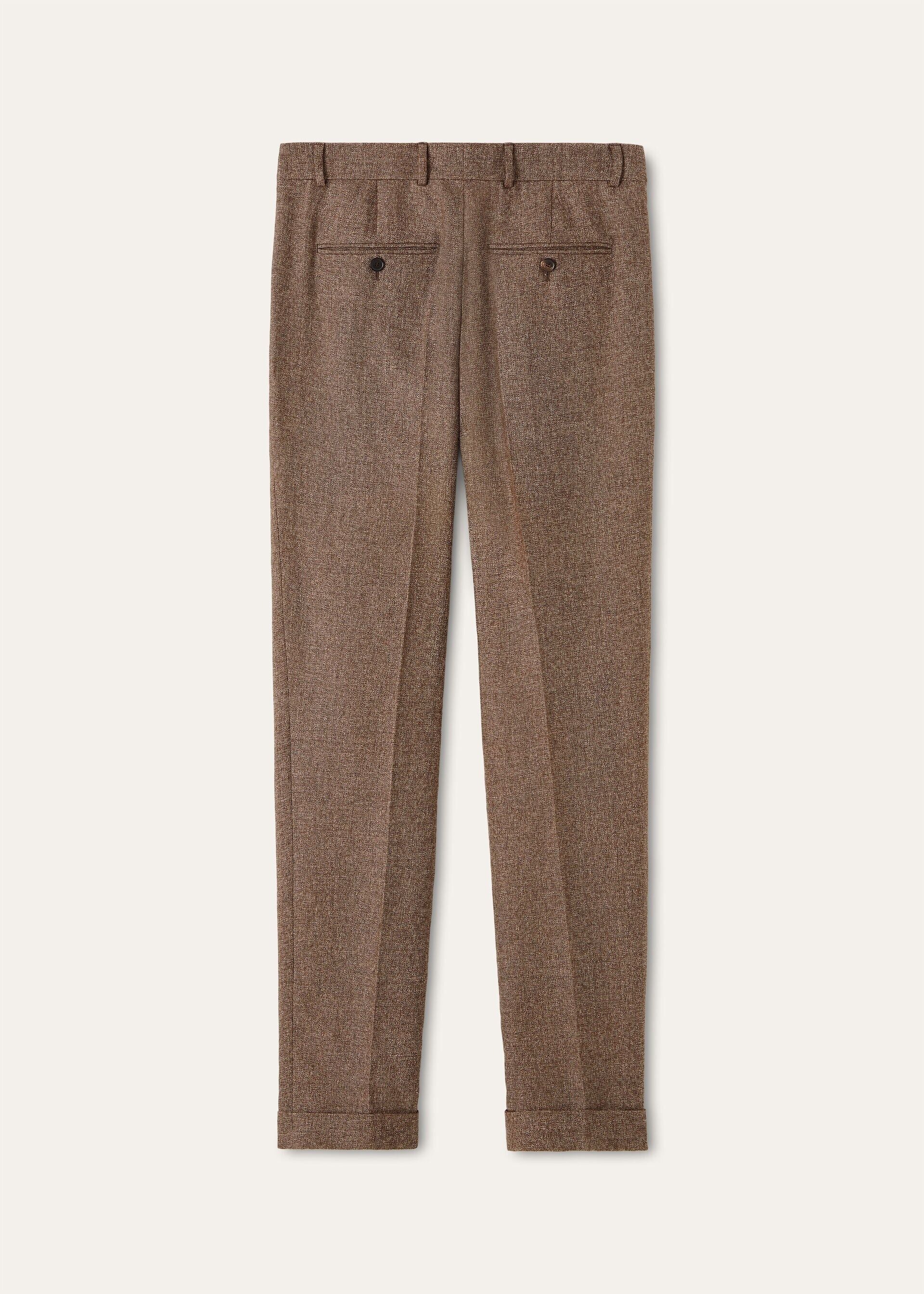 Loro Piana os11x0226 FAQ9694 Stafford Pant in Cronfield Brown Size US 36 / EU 52 - 6 Thumbnail
