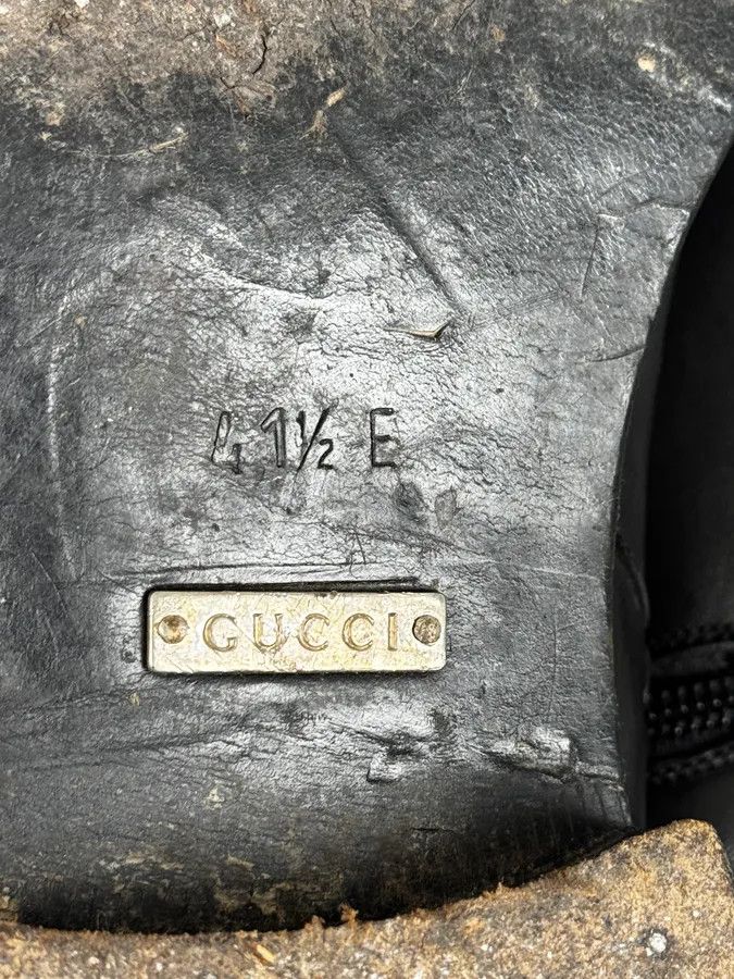 Gucci 2000s Gucci Black Leather Minimalist Boots Size US 9 / EU 42 - 9 Thumbnail