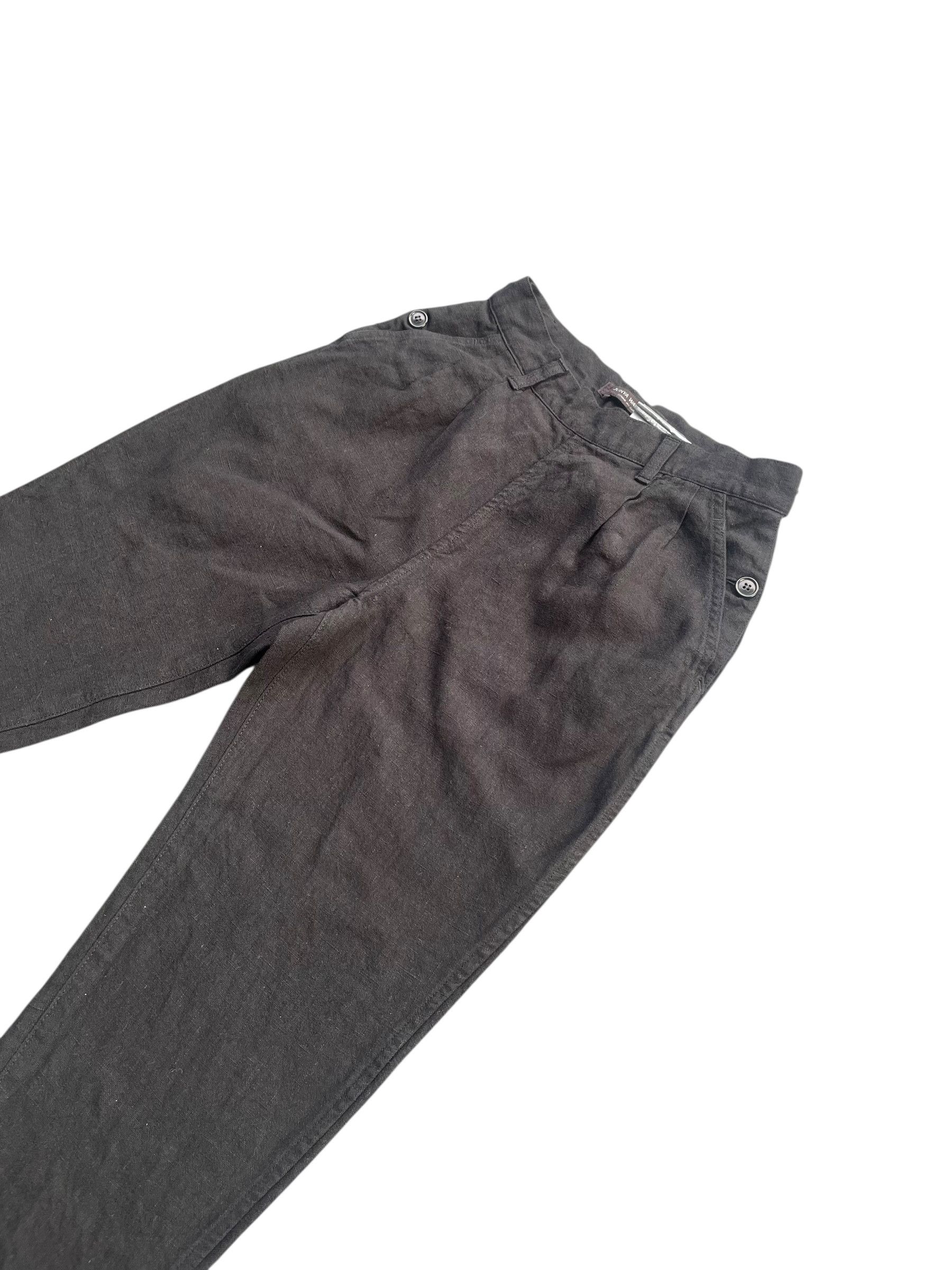 CDG by Comme des Garcons Junya Watanabe Comme Des Garcons Linen Trouser Size 27" / US 4 / IT 40 - 3 Thumbnail