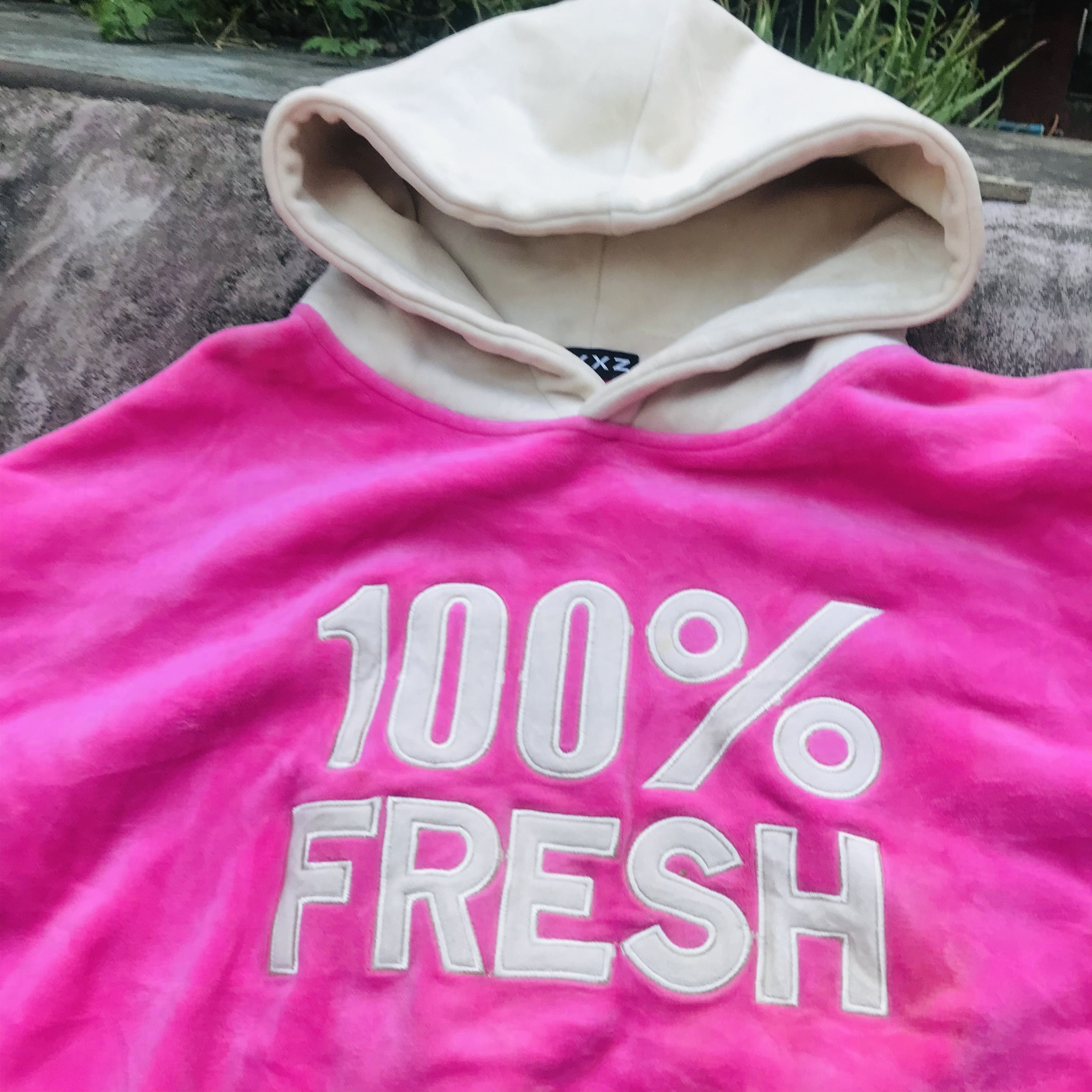Vintage Japanese Vapour Wave Fleece Hoodie Size M / US 6-8 / IT 42-44 - 2 Thumbnail