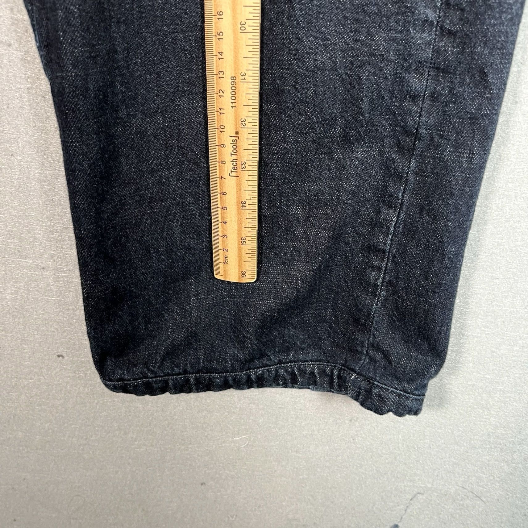 Zara VINTAGE Zara Jeans 34 x 29 Blue Dark Wash Denim Straight Womens Size 24" / US 00 / IT 34 - 3 Thumbnail