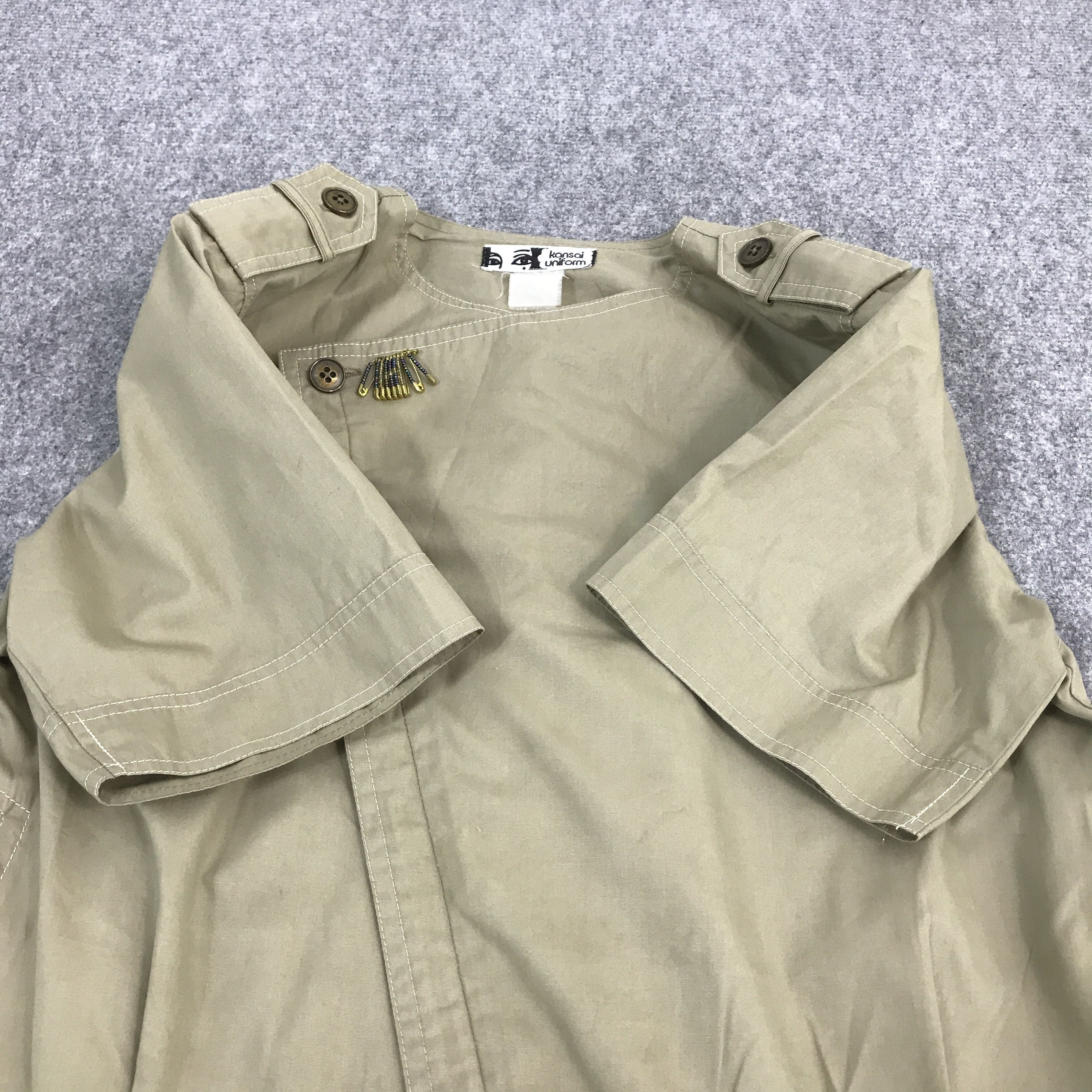 Japanese Brand × Kansai Yamamoto KANSAI YAMAMOTO DESIGN JAPAN SHORT SLEEVE JACKET Size US M / EU 48-50 / 2 - 8 Thumbnail