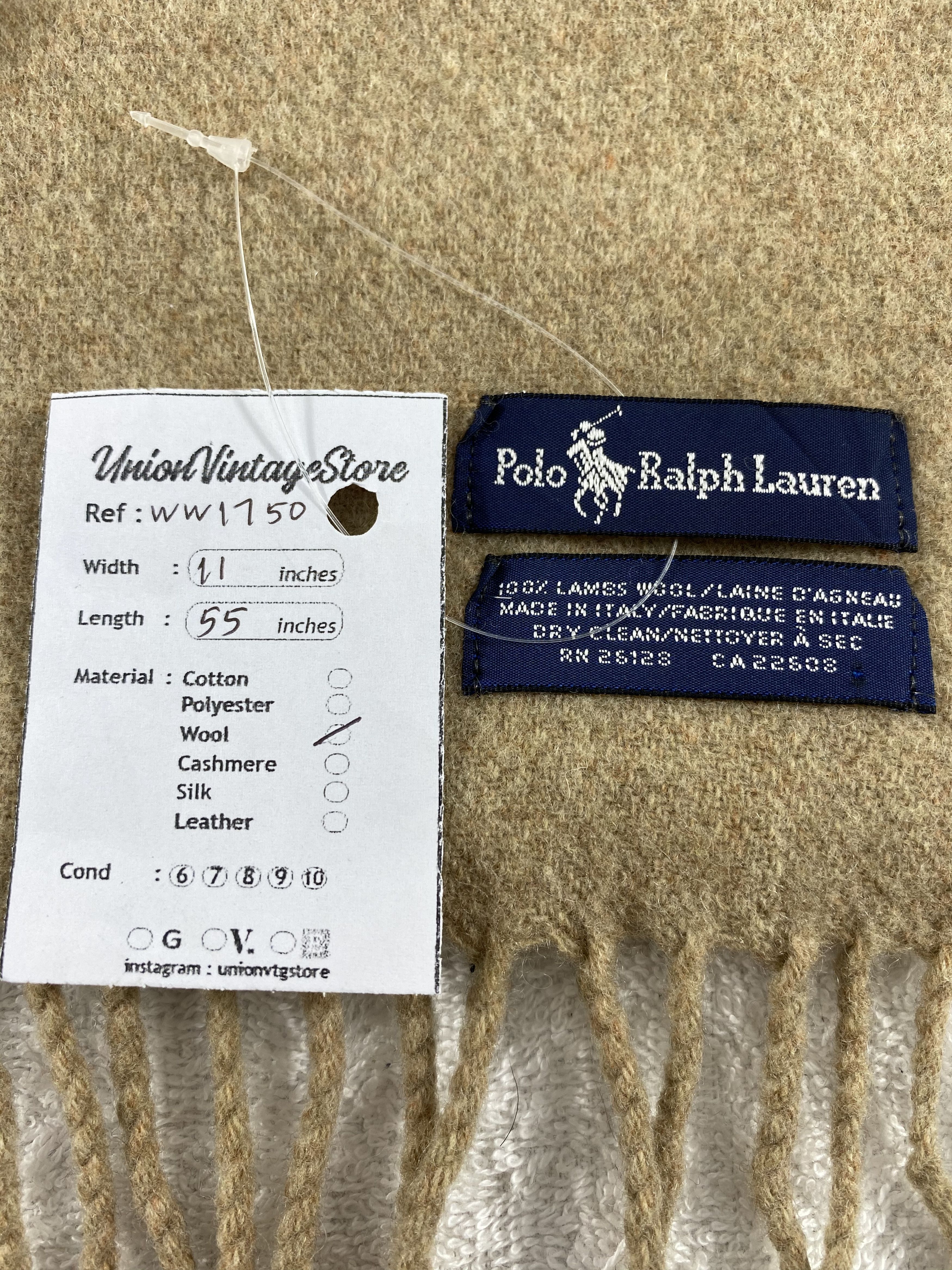 Polo Ralph Lauren × Vintage Polo Ralph Lauren Scarf / Muffler / Neckwear - WW1750 Size ONE SIZE - 5 Thumbnail