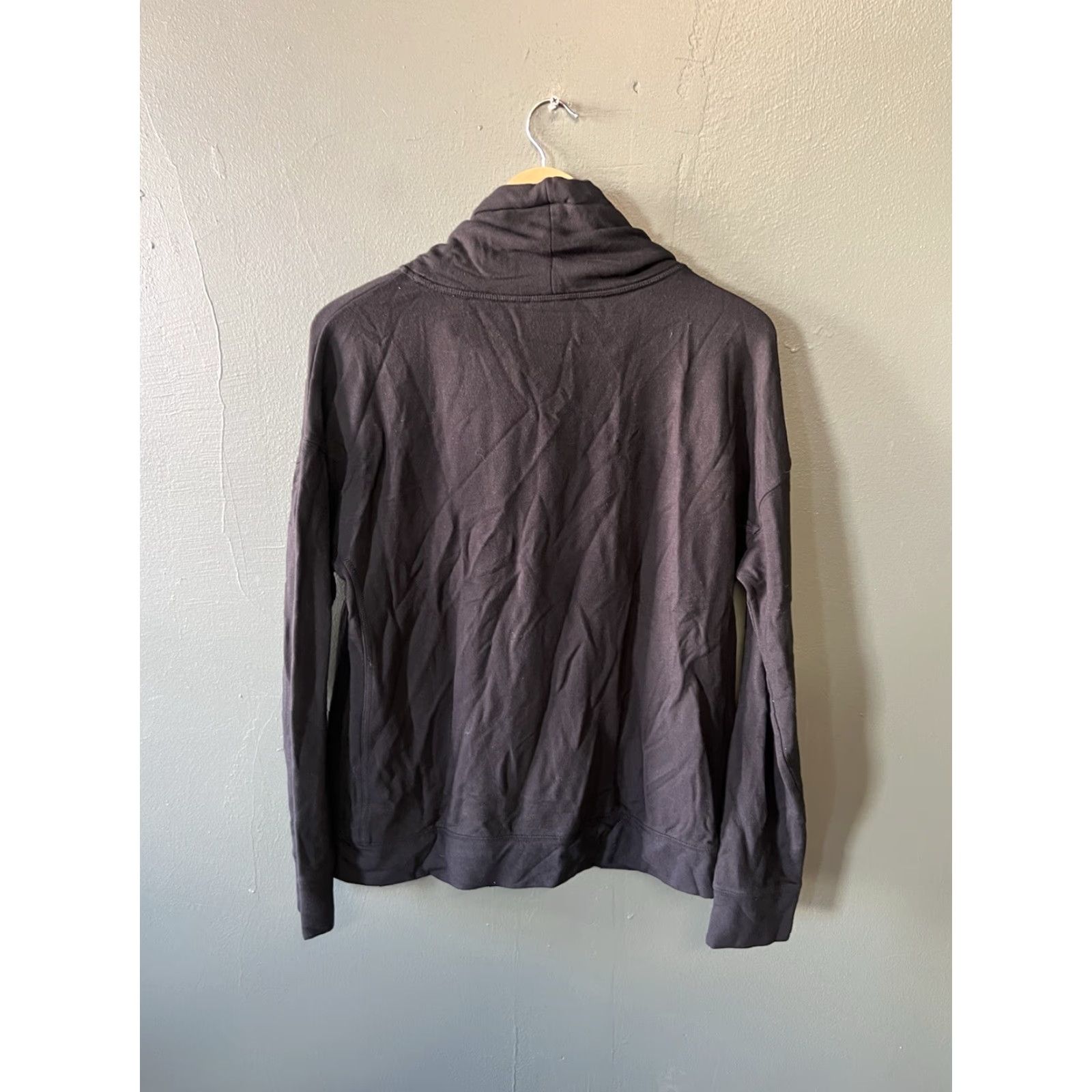 Vineyard Vines Vineyard Vines Womens Black Long Sleeve Pullover Funnel Neck Sweatshirt Medium Size M / US 6-8 / IT 42-44 - 2 Thumbnail