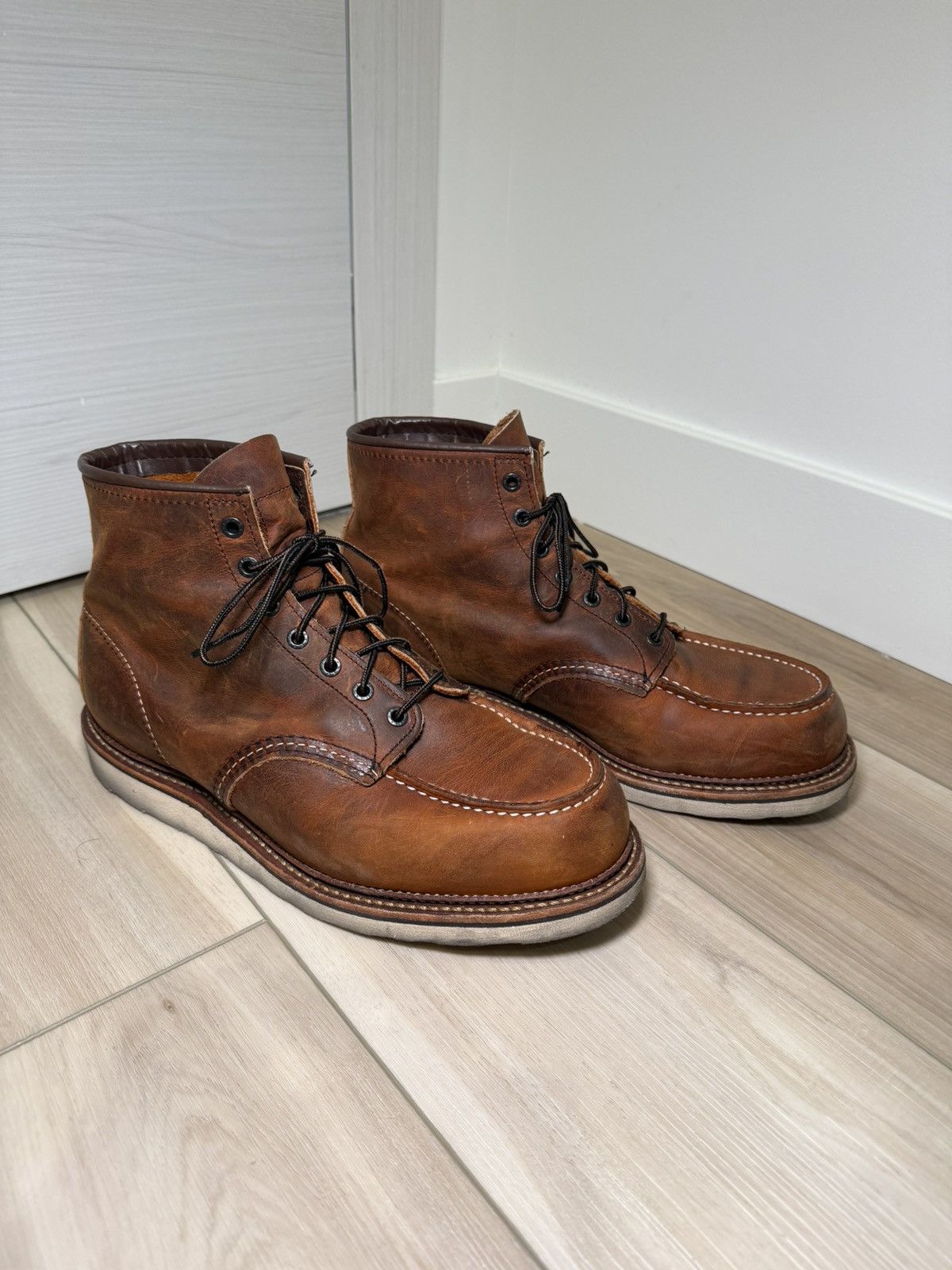 Red Wing Red Wing 1907 Classic Moc Toe – Size 12D Size US 12 / EU 45 - 1 Thumbnail