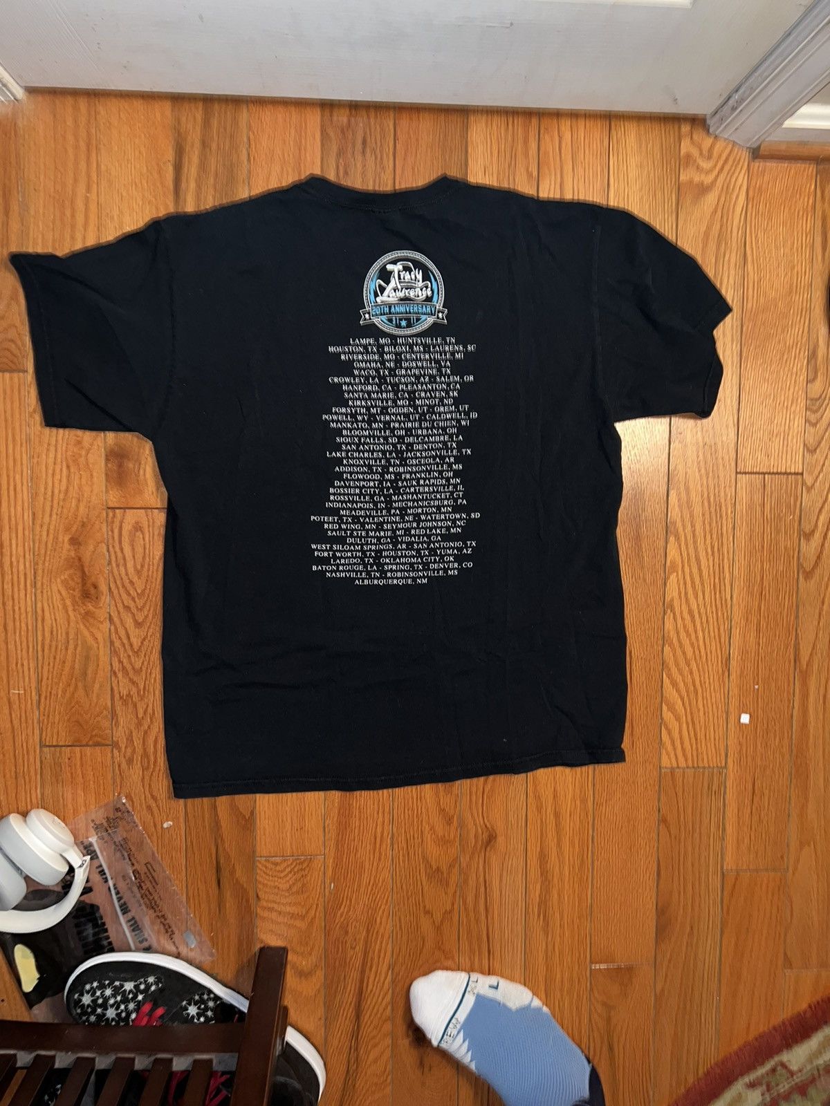 Vintage Tracy Lawrence 20th anniversary tour large Size US L / EU 52-54 / 3 - 3 Thumbnail