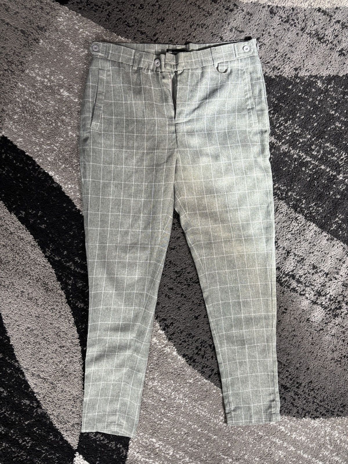 Maniere De Vior Gray Trousers Size US 32 / EU 48 - 1 Thumbnail