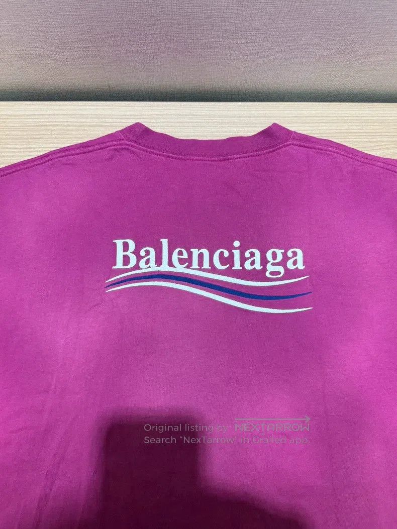 Balenciaga Balenciaga Pink Tie-Dye Coca-Cola Wave Short Sleeve T-Shir Size US XS / EU 42 / 0 - 4 Thumbnail