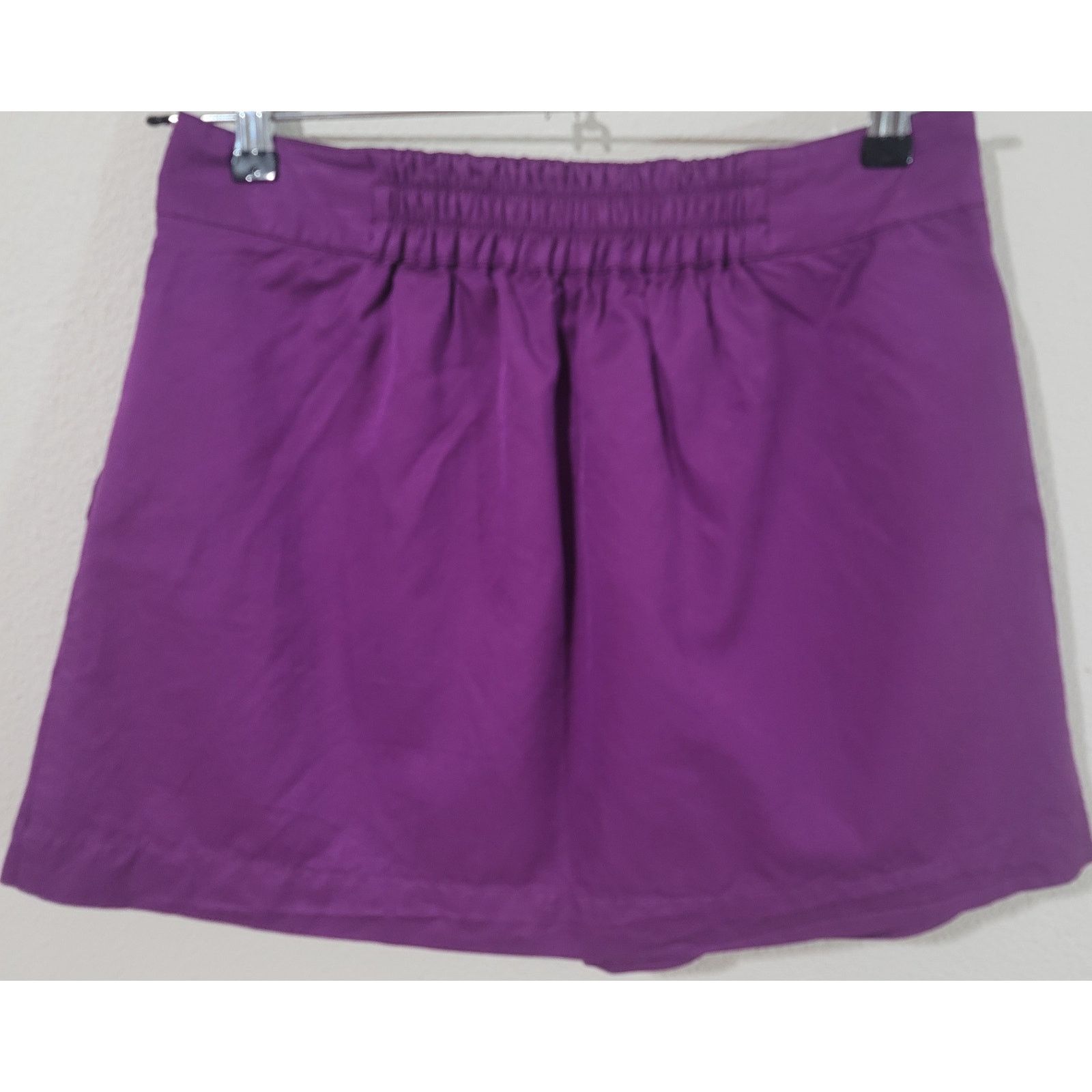 Fossil Fossil Purple Pleated Mini Skirt Small Pockets Lined Size 30" / US 8 / IT 44 - 2 Thumbnail