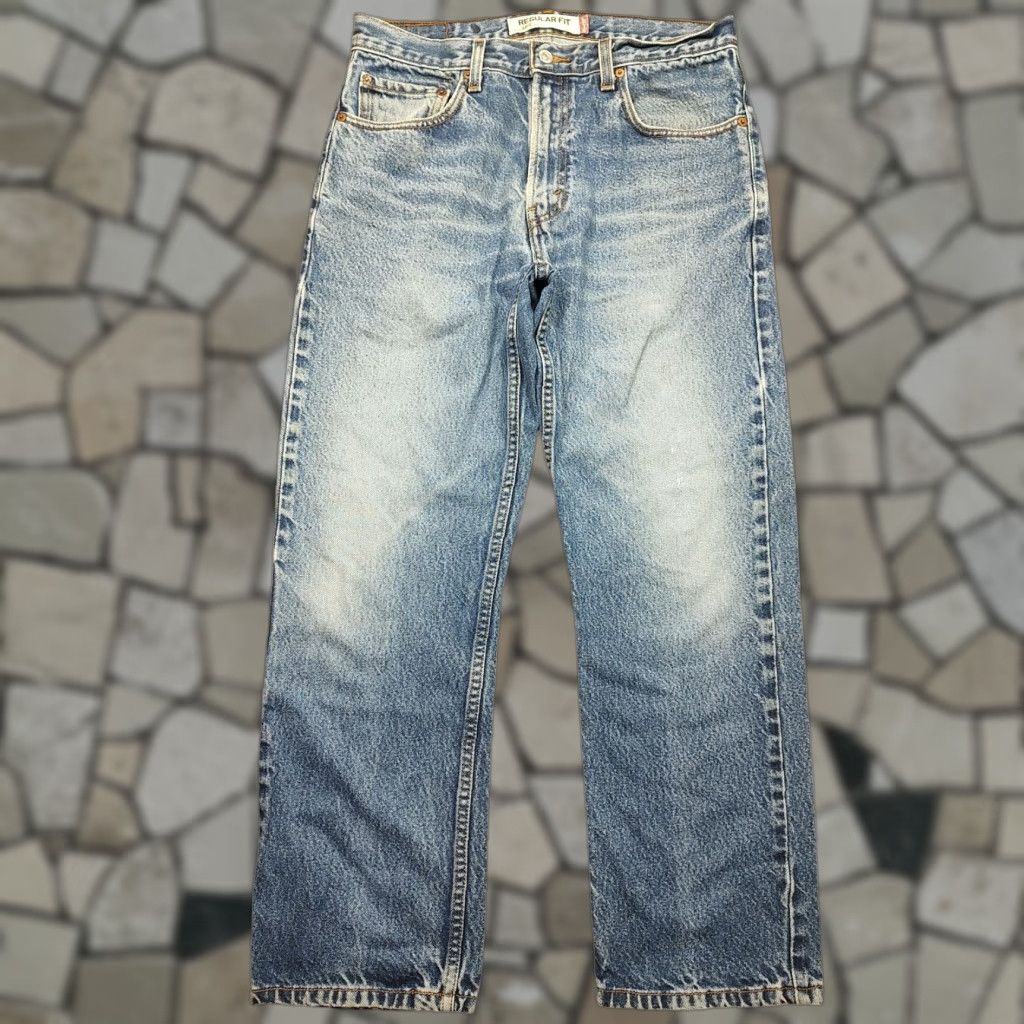 Levi's VINTAGE Levis 505 Jeans Mens 33x30 Blue Straight Denim Western Cowboy Size US 33 - 1 Thumbnail