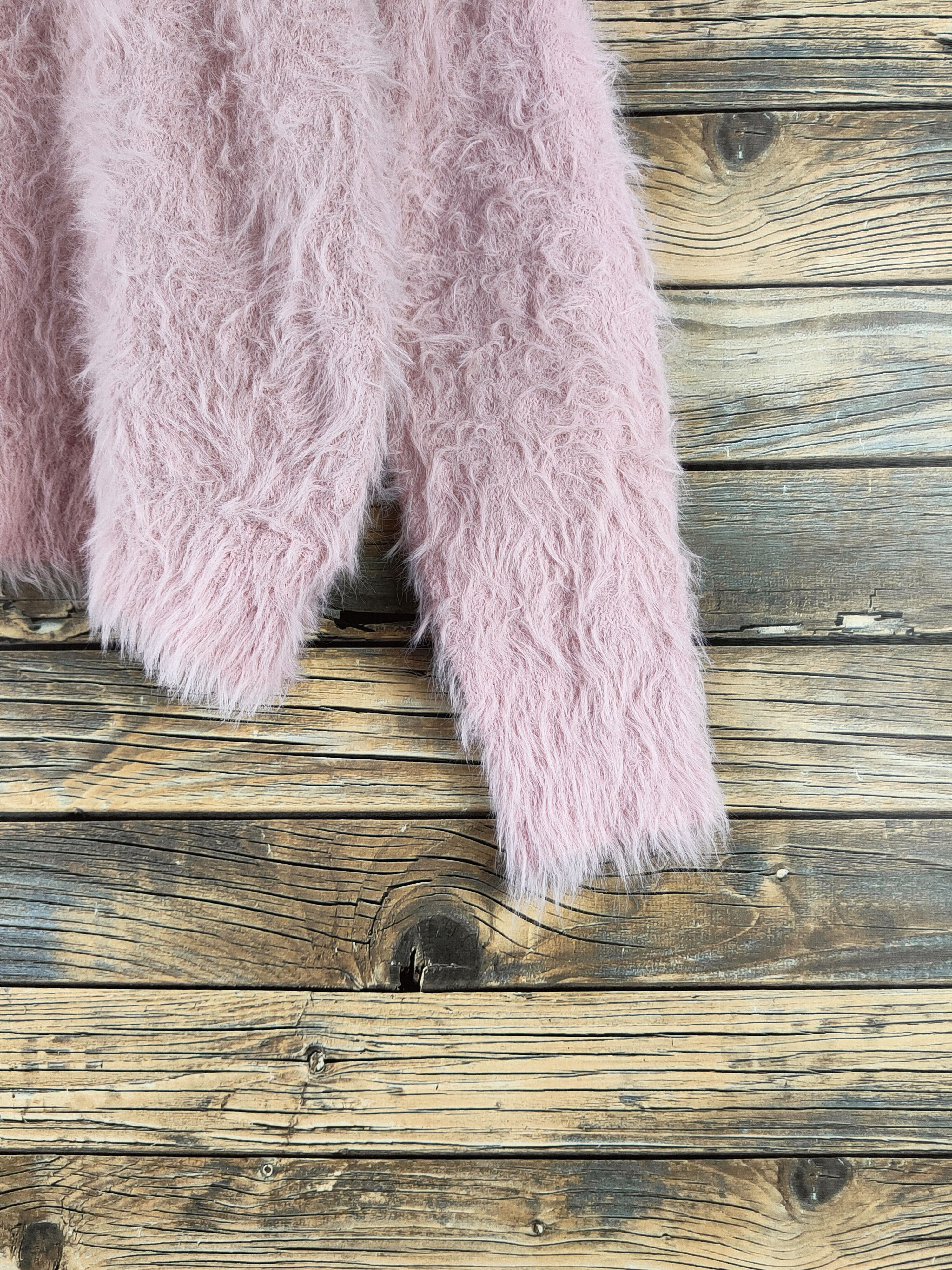 Japanese Brand DL Browny Standard Pink Fur Mohair Knitwear #46-1010 Size M / US 6-8 / IT 42-44 - 6 Thumbnail
