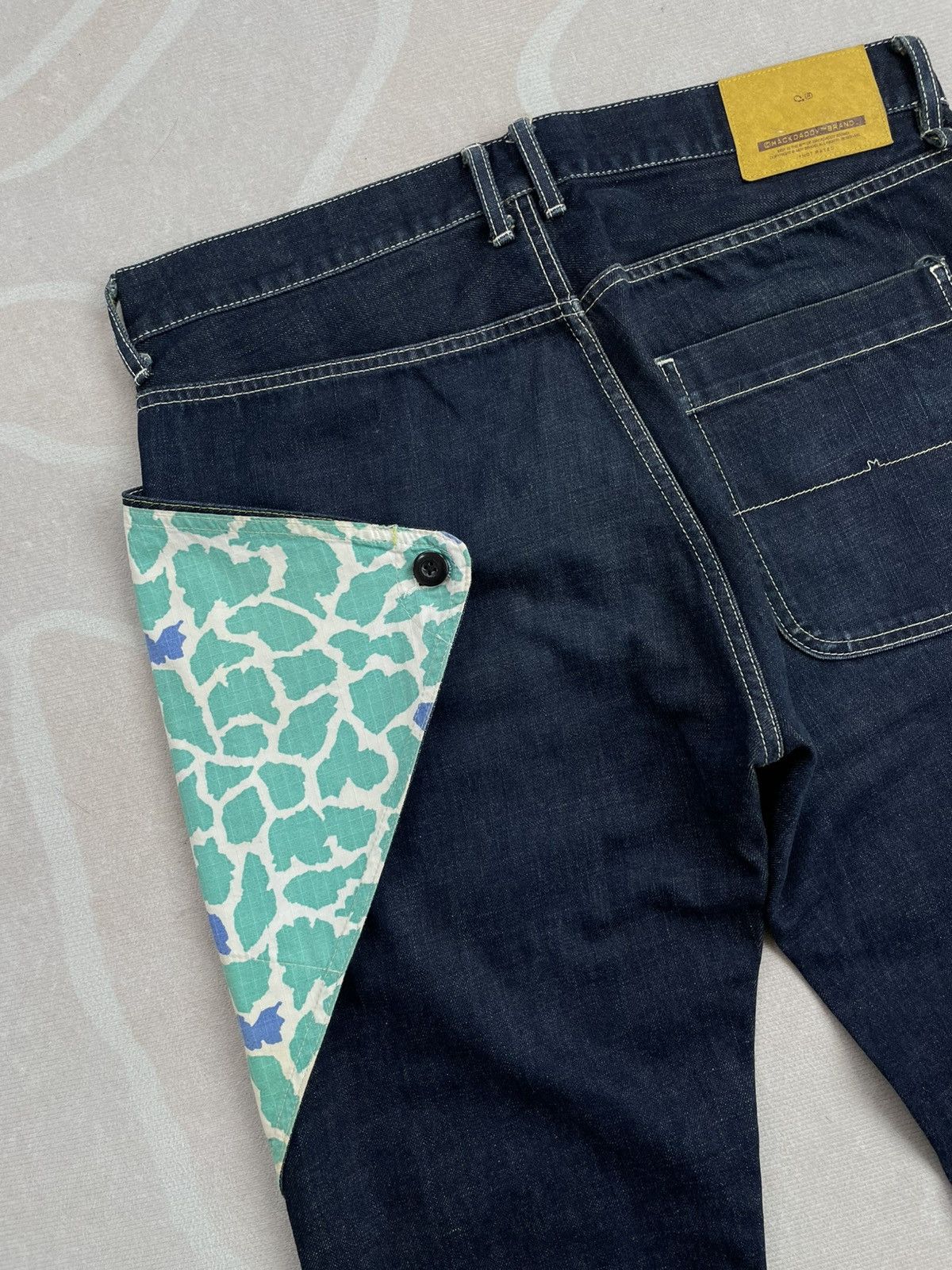 Japanese Brand MACKDADDY FLIP POCKET JEANS Size US 35 - 5 Thumbnail